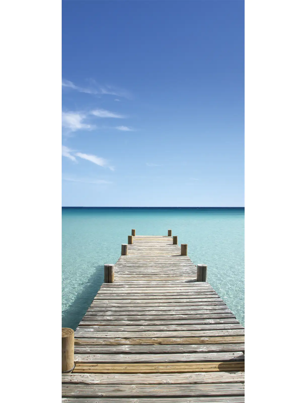 Schulte Handmuster Duschrückwand Decodesign Foto Steg Malediven