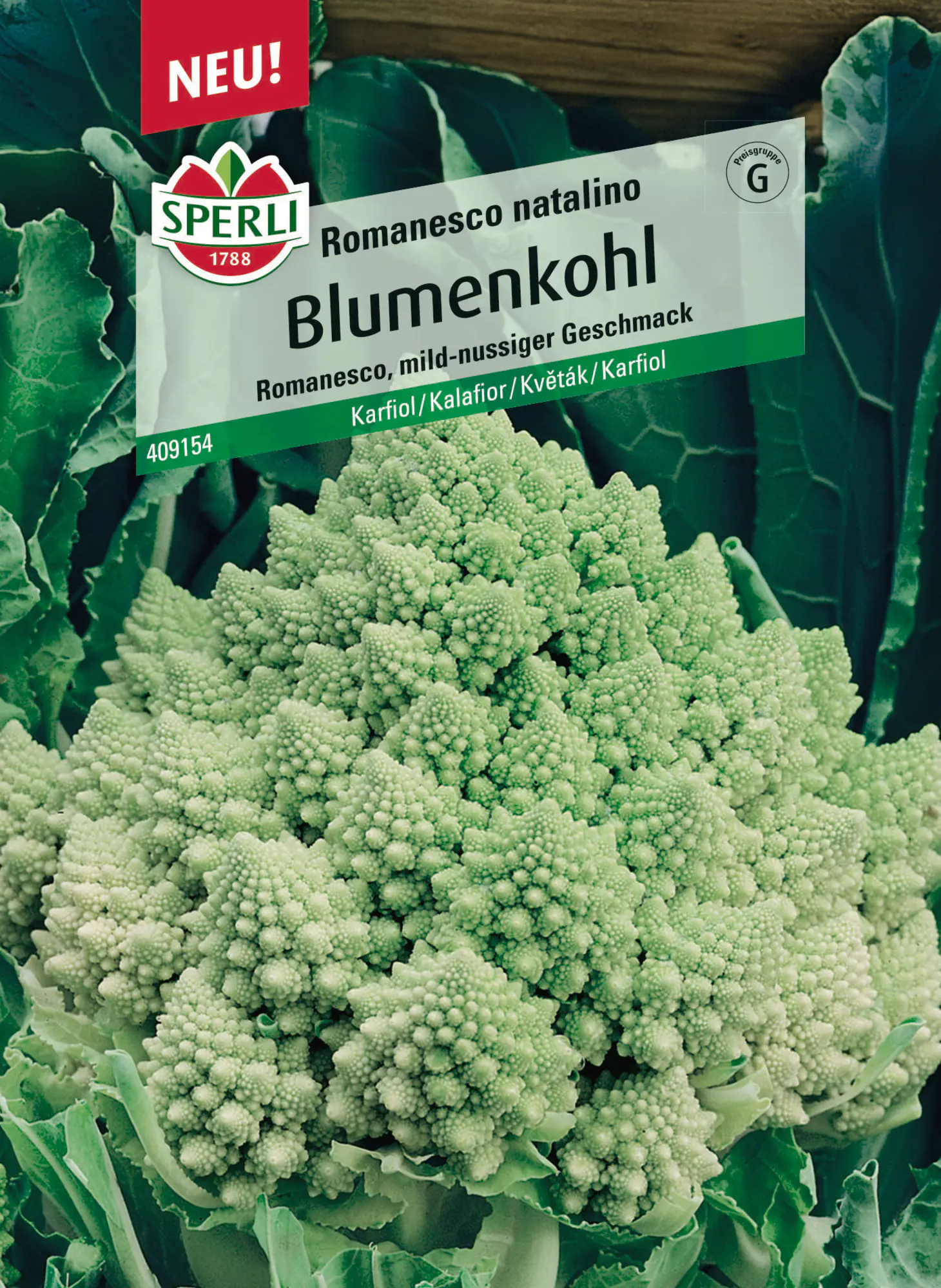 Sperli Saatgut Blumenkohl Romanesco Natalino für ca. 60 Pflanzen