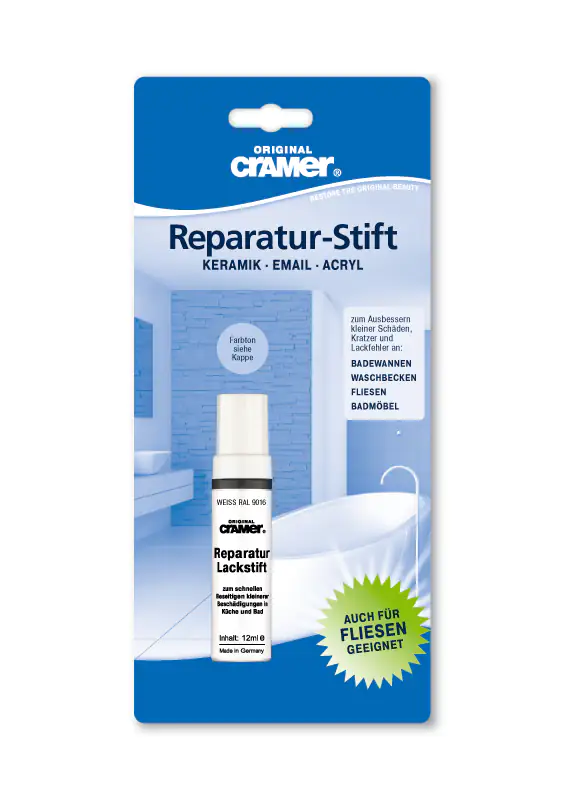 Cramer Heizkörper-Lackstift 12 ml, weiß