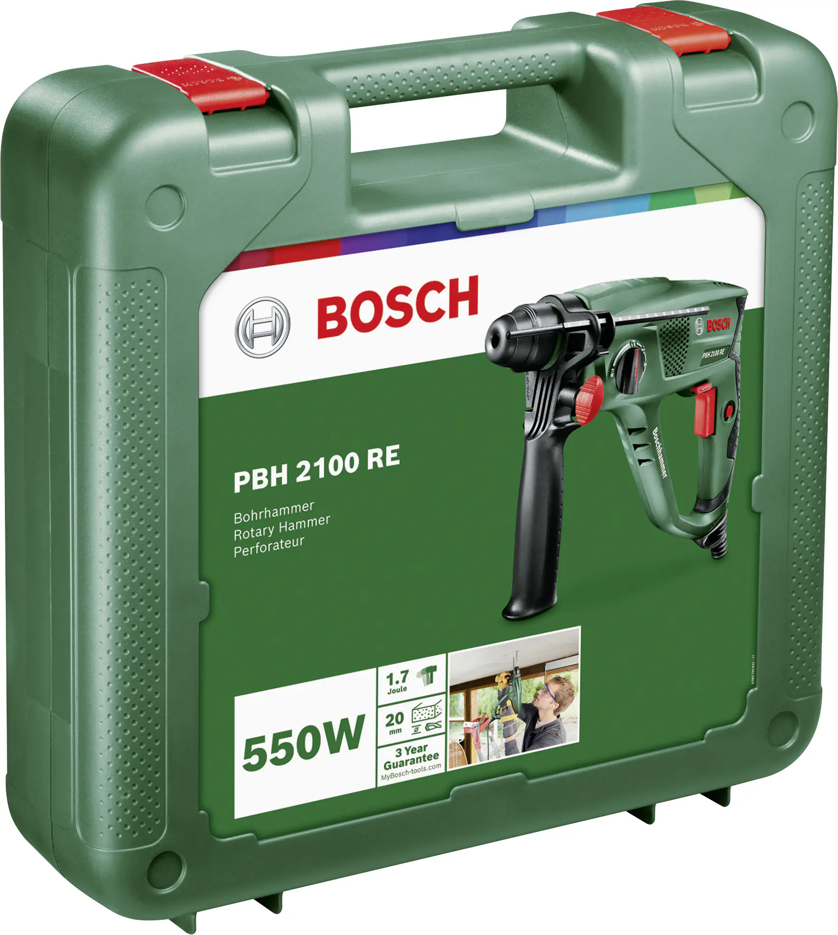 Bosch Bohrhammer PBH 2100 RE 550 W