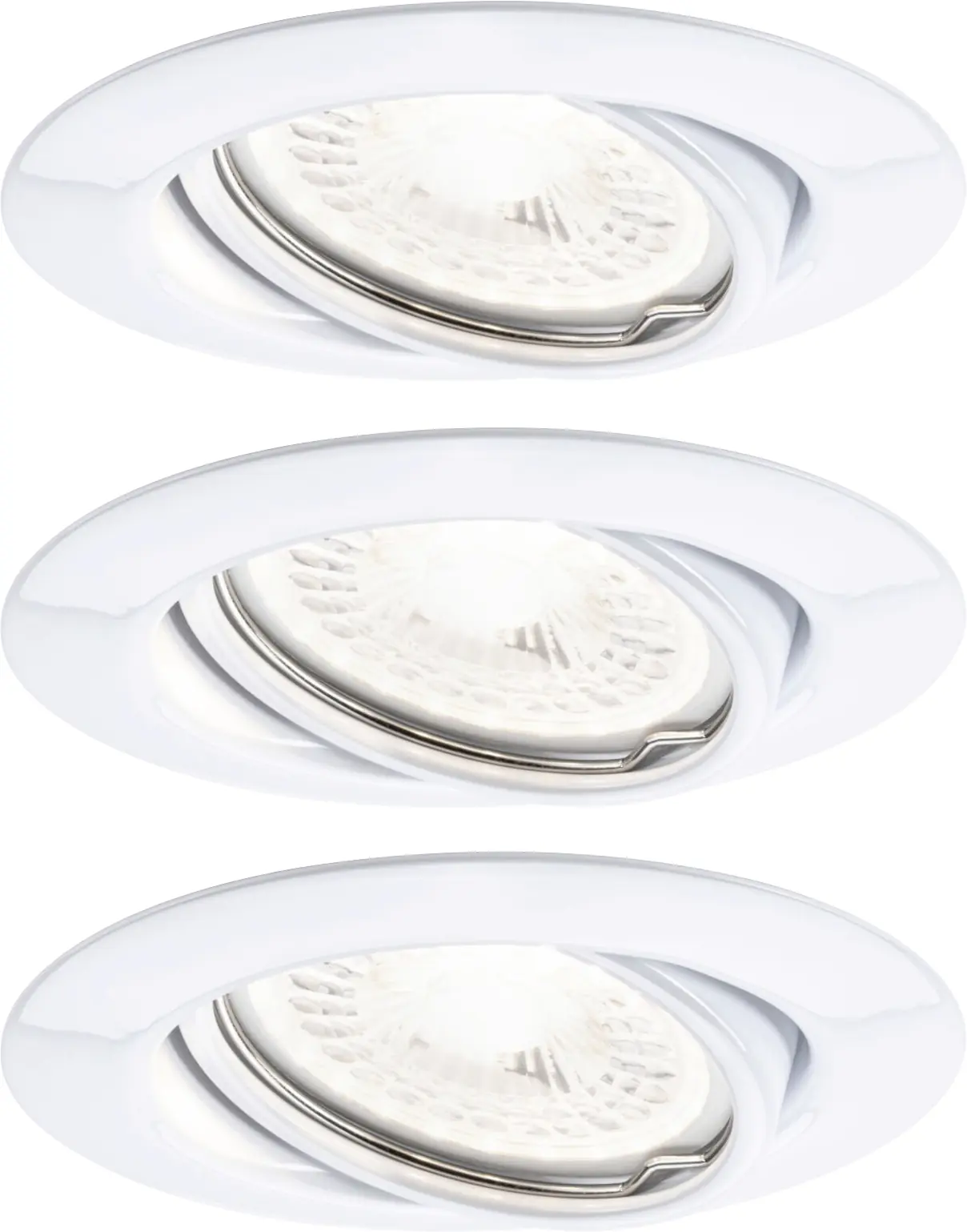 Paulmann LED Einbauleuchte Base 3x5W weiß Metall warmweiß