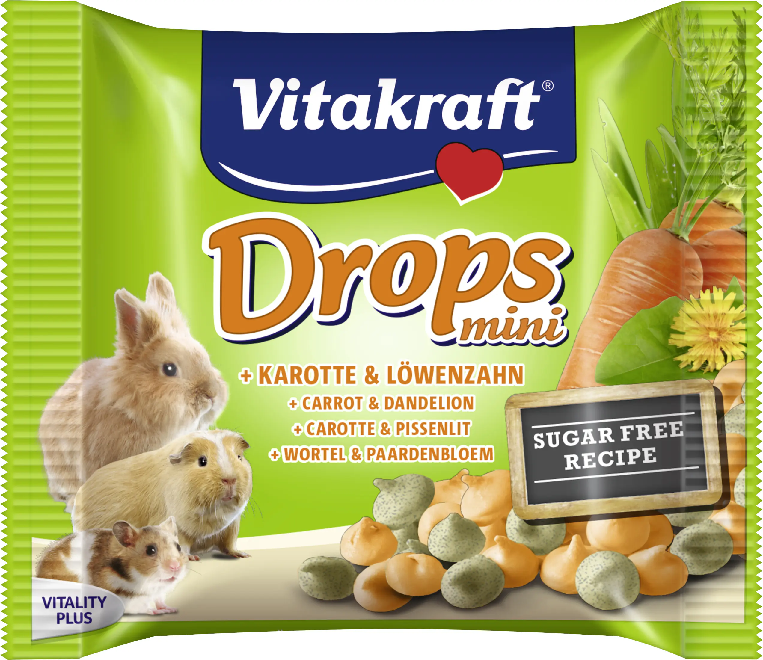 Vitakraft Drops mini Karotte & Löwenzahn 40 g