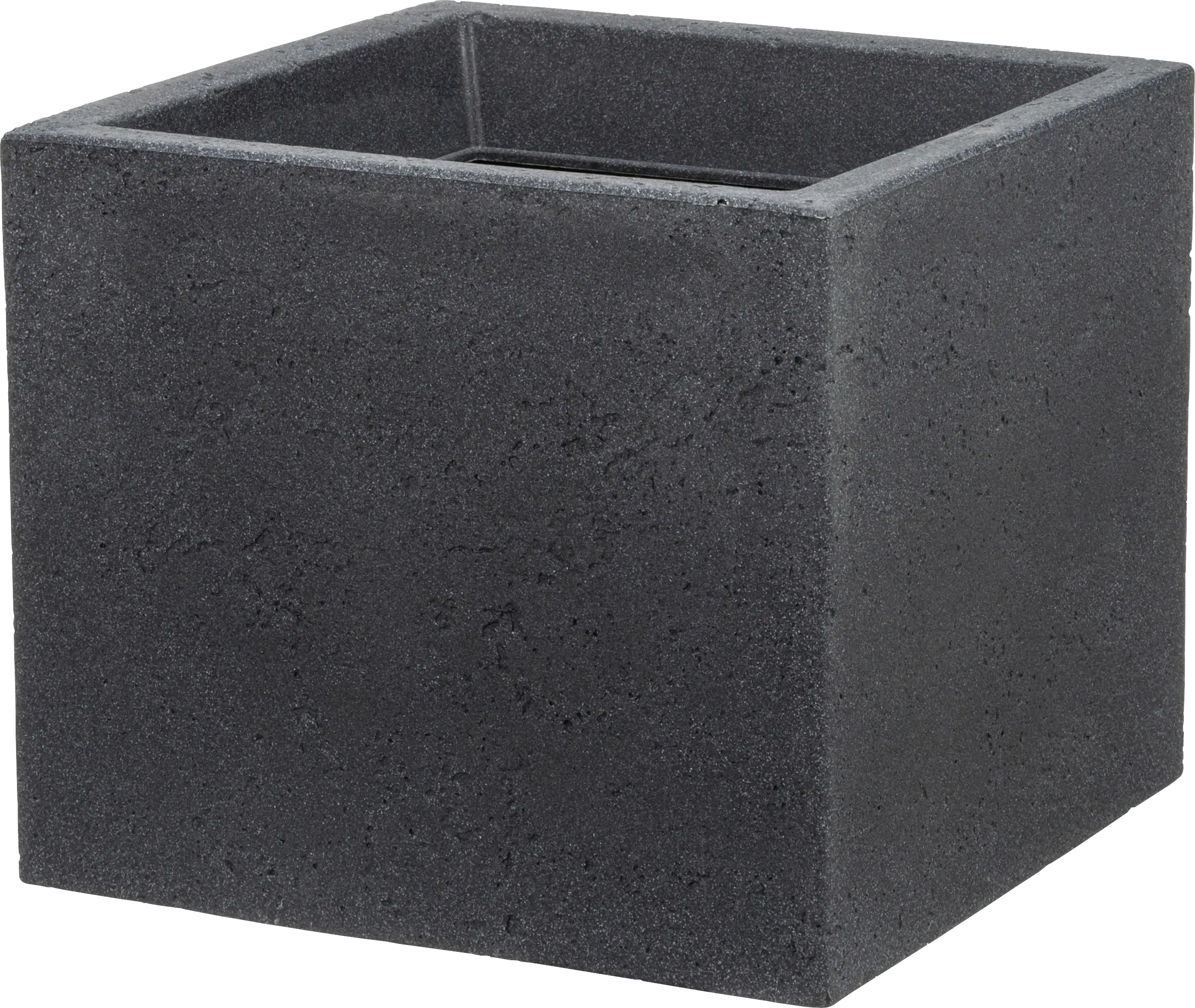 Scheurich Pflanzgefäß C-Cube Serie 240 schwarz granit 40 cm Scheurich Pflanzgefäß C-Cube Serie 240 schwarz granit 40 cm