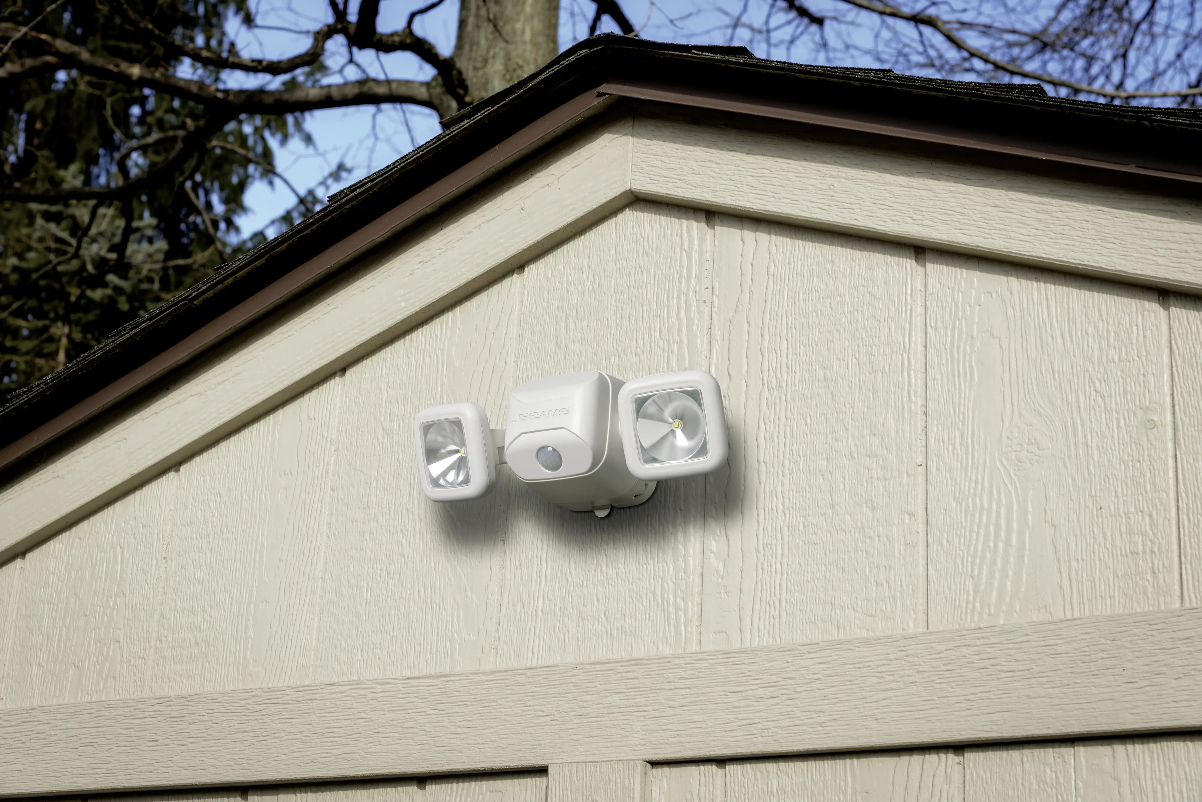 Mr Beams LED Batterielicht Security Light 500lm, 5000K, weiß