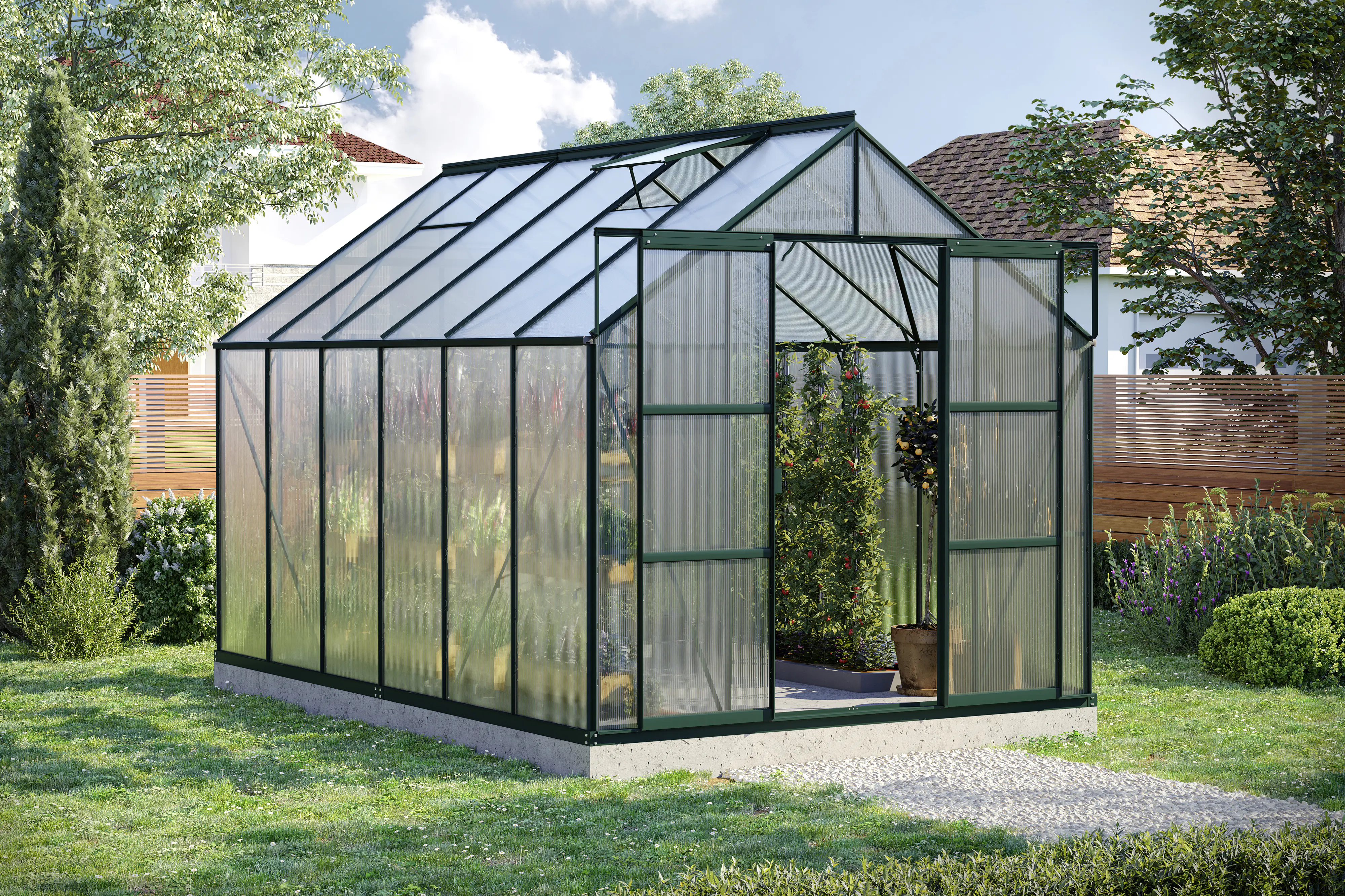 Vitavia Gewächshaus Uranus 9900 HPK 4 mm 254 x 379 cm