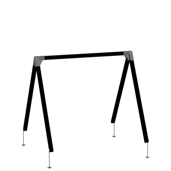 Plus Luxus Schaukelgestell schwarz 260 x 268 x 225 cm