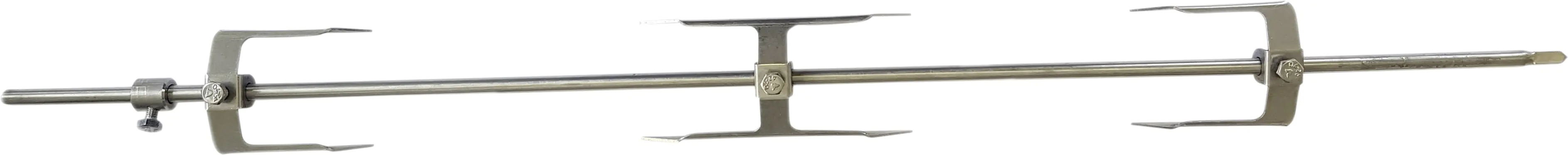 Schneider Grillspiess Set 70 cm Edelstahl, Stärke 8 mm