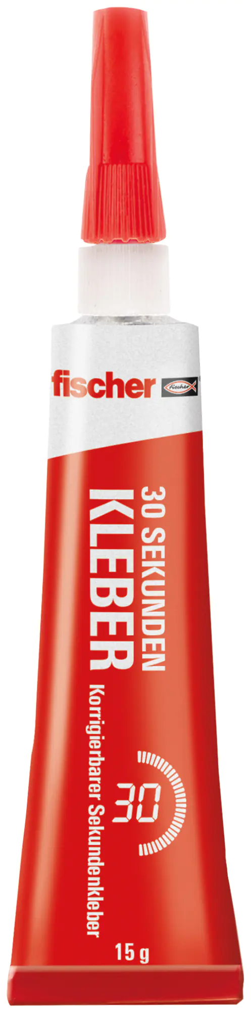 Fischer Sekundenkleber 15 g Korrigierbarer Sekundenkleber Fischer Sekundenkleber 15 g Korrigierbarer Sekundenkleber