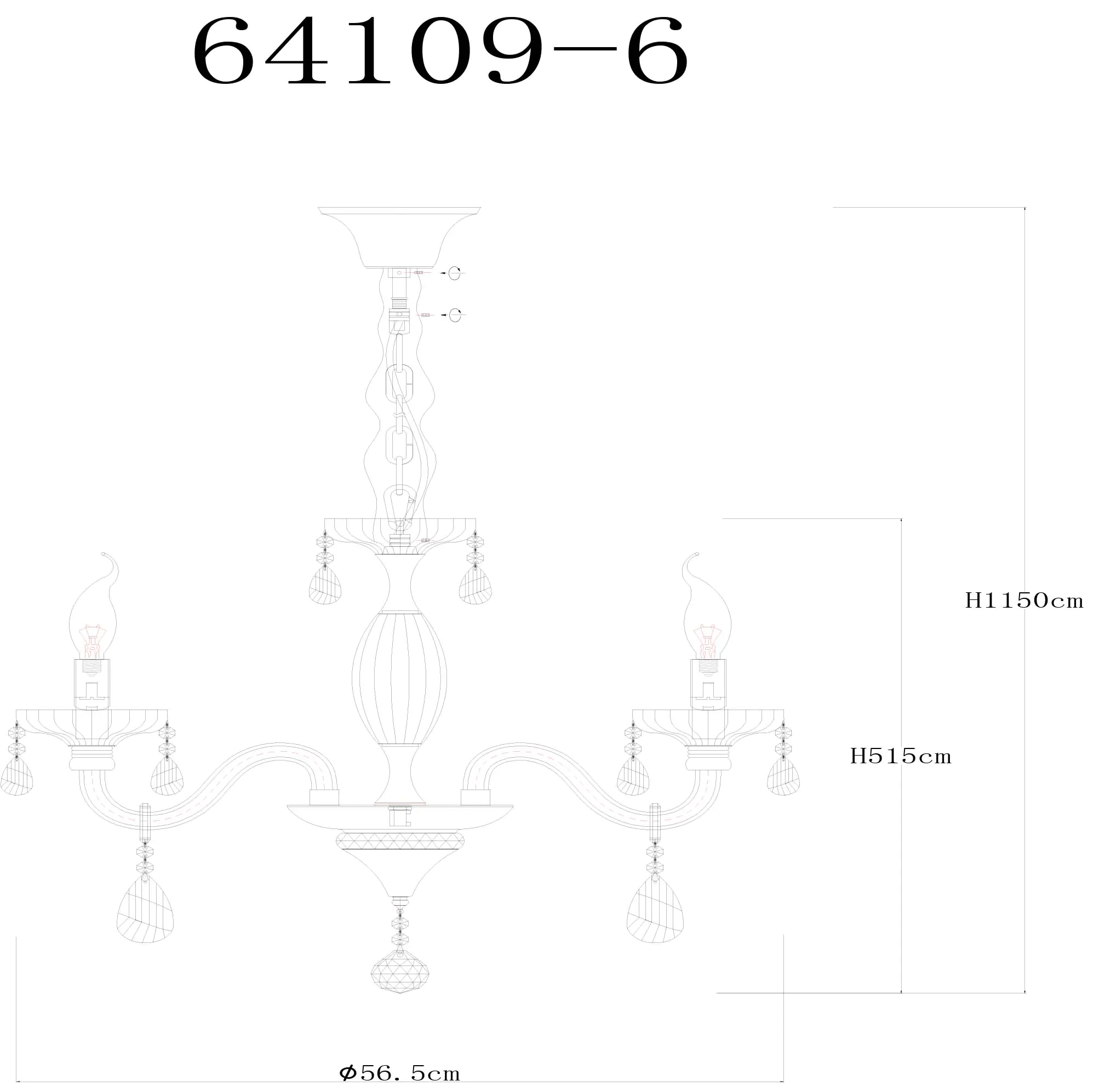 Globo Kronleuchter Melissa Globo Kronleuchter Melissa