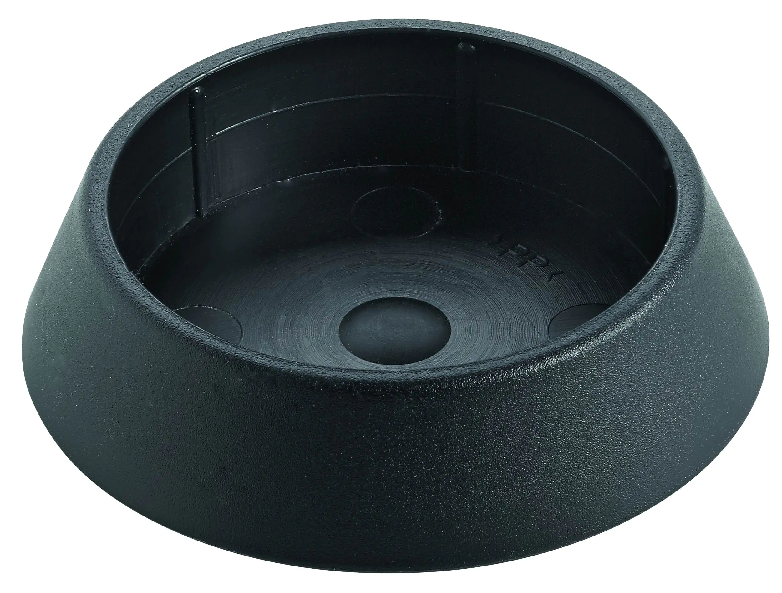 Hettich Fußkappe Ø60 mm schwarz Kunststoff, 1 Stück
