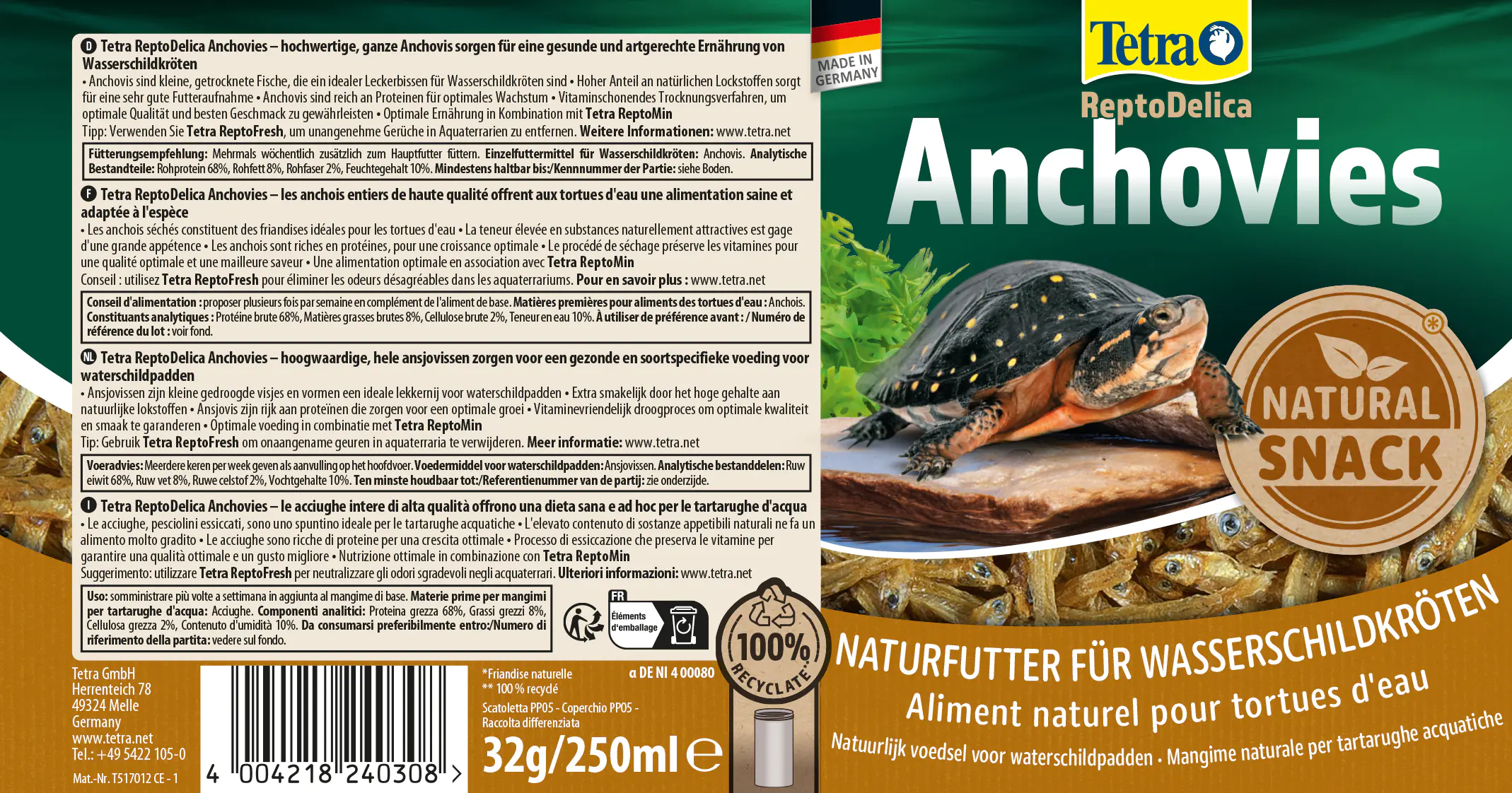 Tetra Anchovies 250 ml