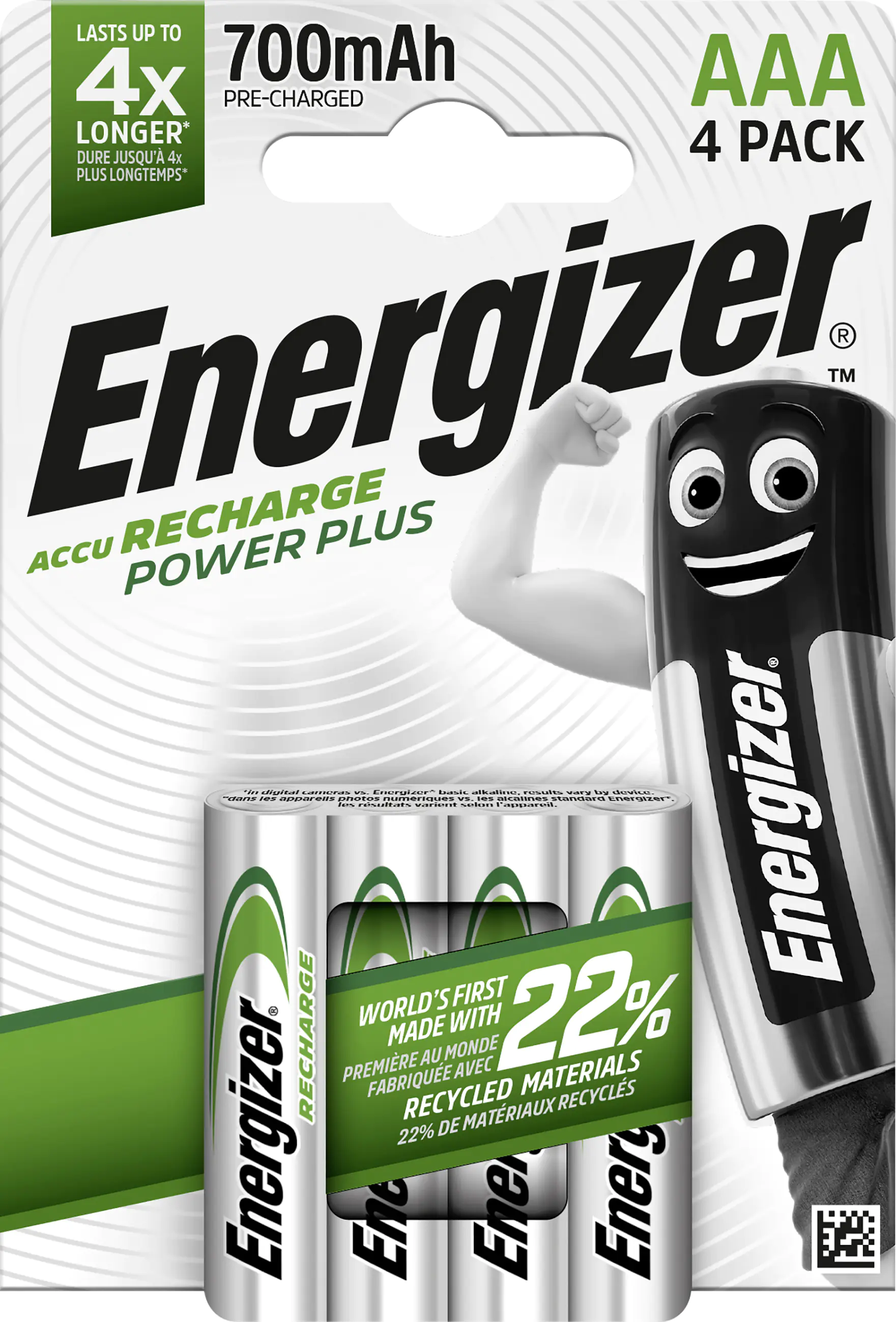 Energizer NiMH Akku Power Plus Micro AAA 700 mAh 4er Pack Energizer NiMH Akku Power Plus Micro AAA 700 mAh 4er Pack