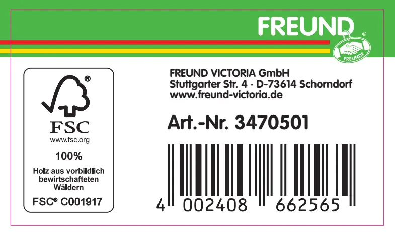 Freund Victoria Straßenbesen Kompakt 40 cm Elastonborsten mit Stielloch