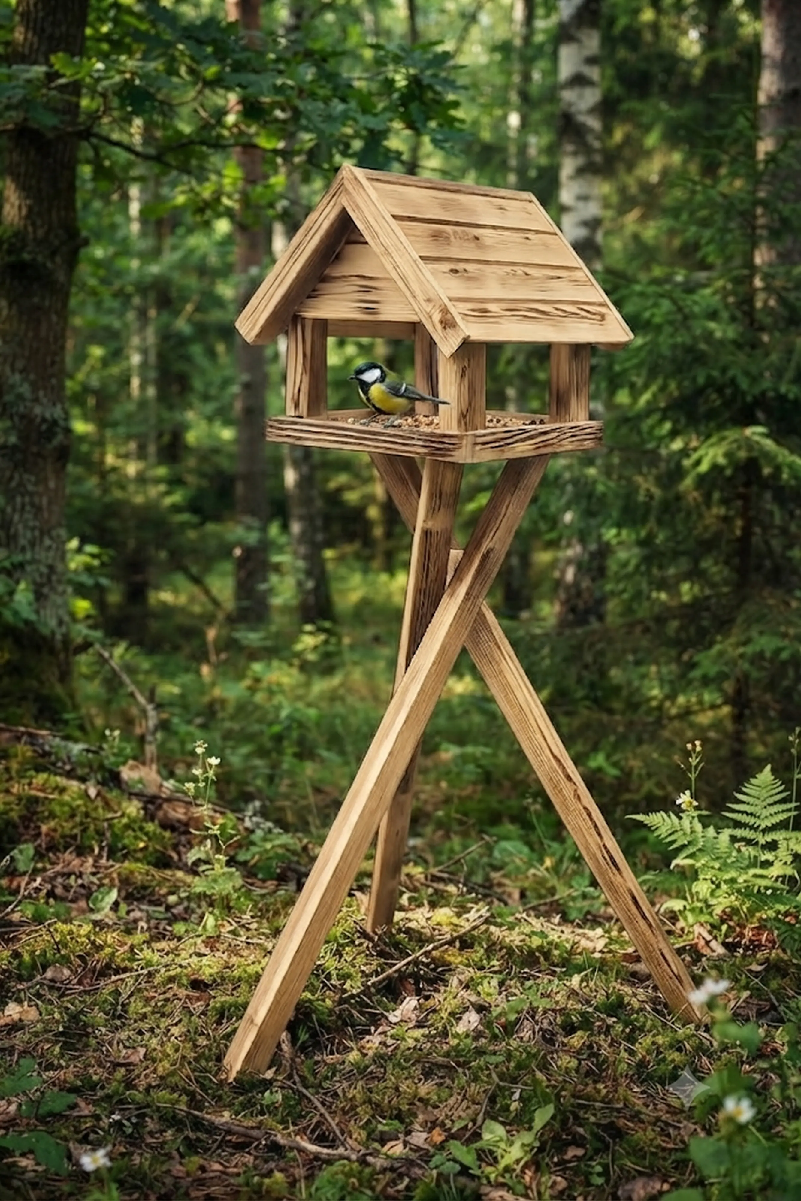 Vogelfutterhaus Jack mit Ständer