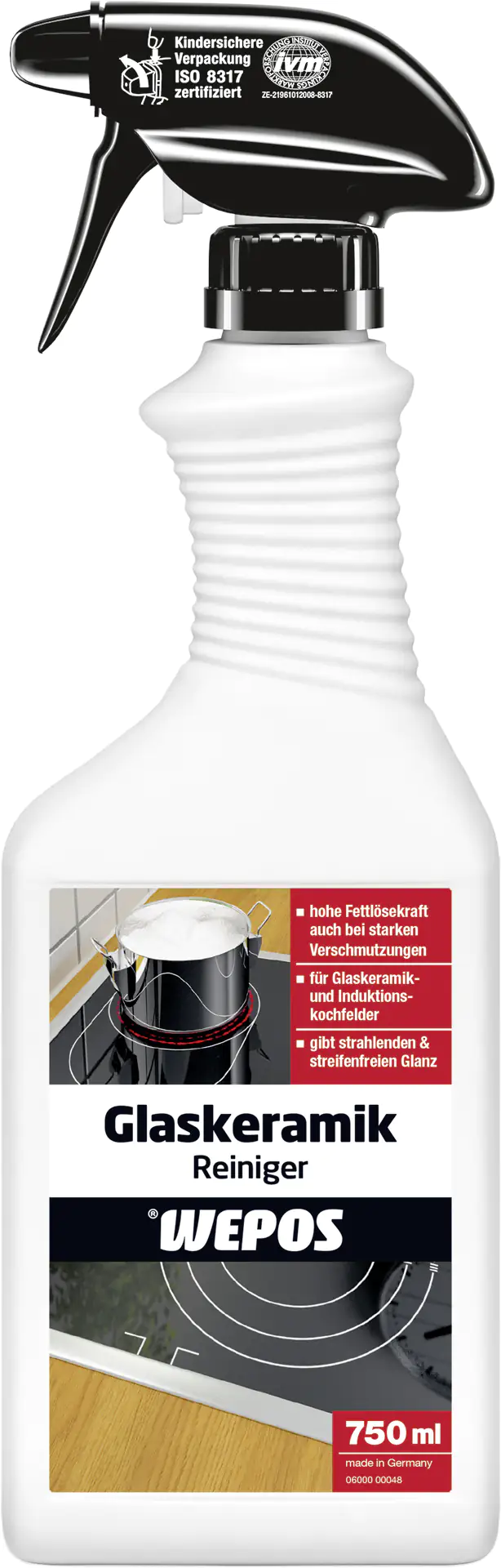 Wepos Glaskeramikreiniger 750 ml Wepos Glaskeramikreiniger 750 ml