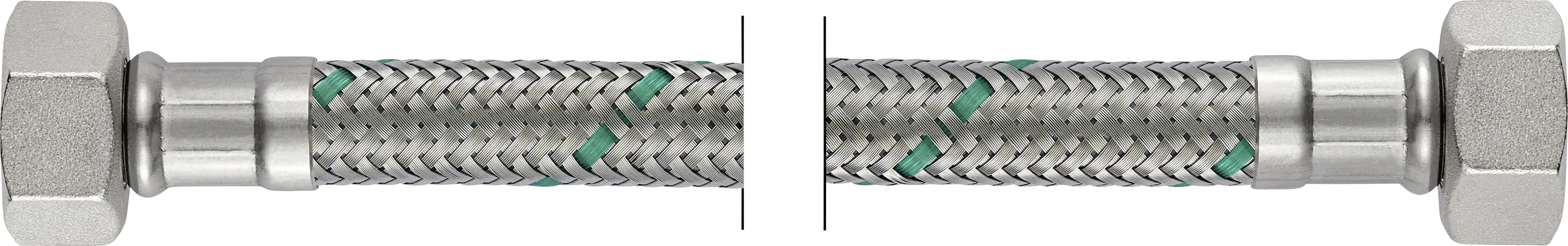 FLEXO Panzerschlauch IG 1/2" x 1/2", 70 cm