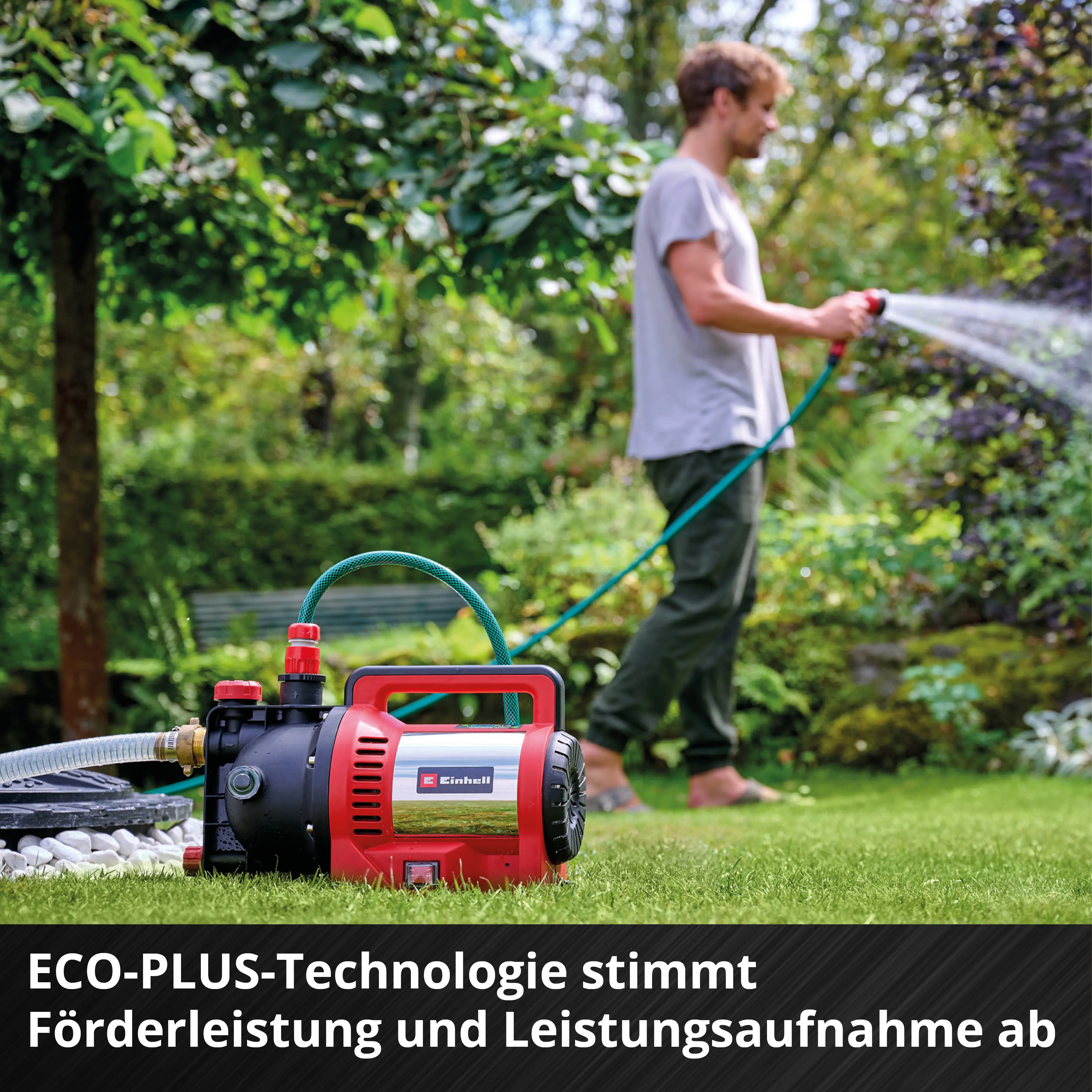 Einhell Gartenpumpe GC-GP 1170 Eco Plus max. Fördermenge: 7.000 l/h 1100 W