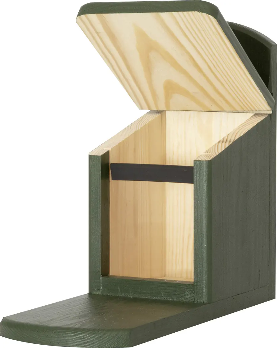 CJ Wildlife Eichhörnchen Futterautomat Tofino grün LxBxH: ca. 30x13x22,5 cm