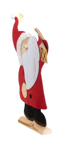 TrendLine Weihnachtsaufsteller Weihnachtsmann 81 x 54 cm rot