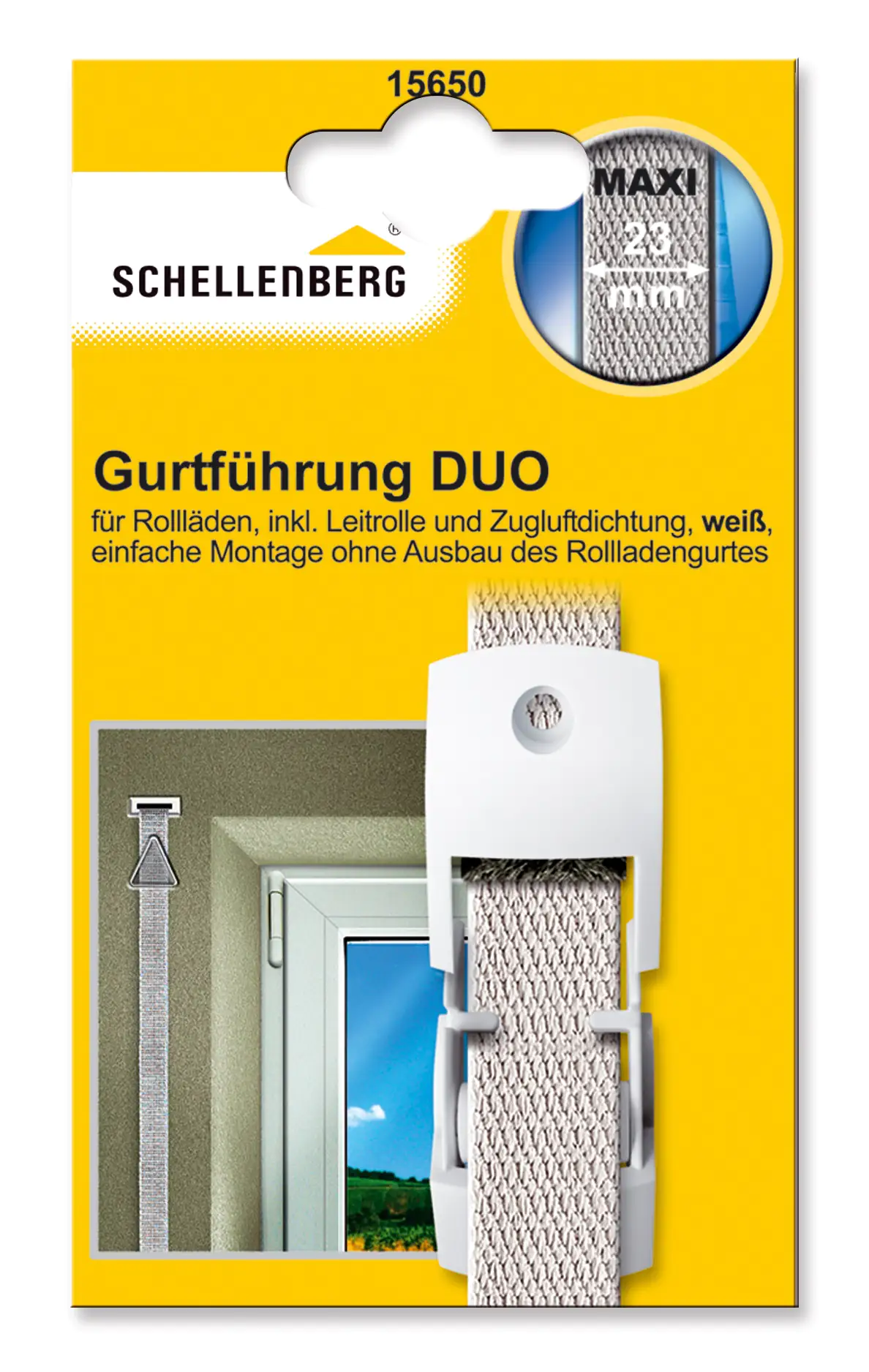 Schellenberg Gurtführung Duo System Maxi weiß  Schellenberg Gurtführung Duo System Maxi weiß