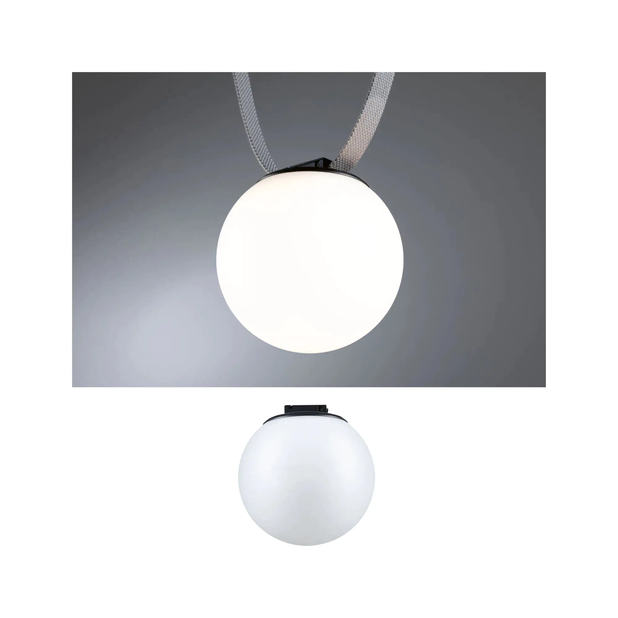 Paulmann LED Pendelleuchte Ball Uline 8W schwarz