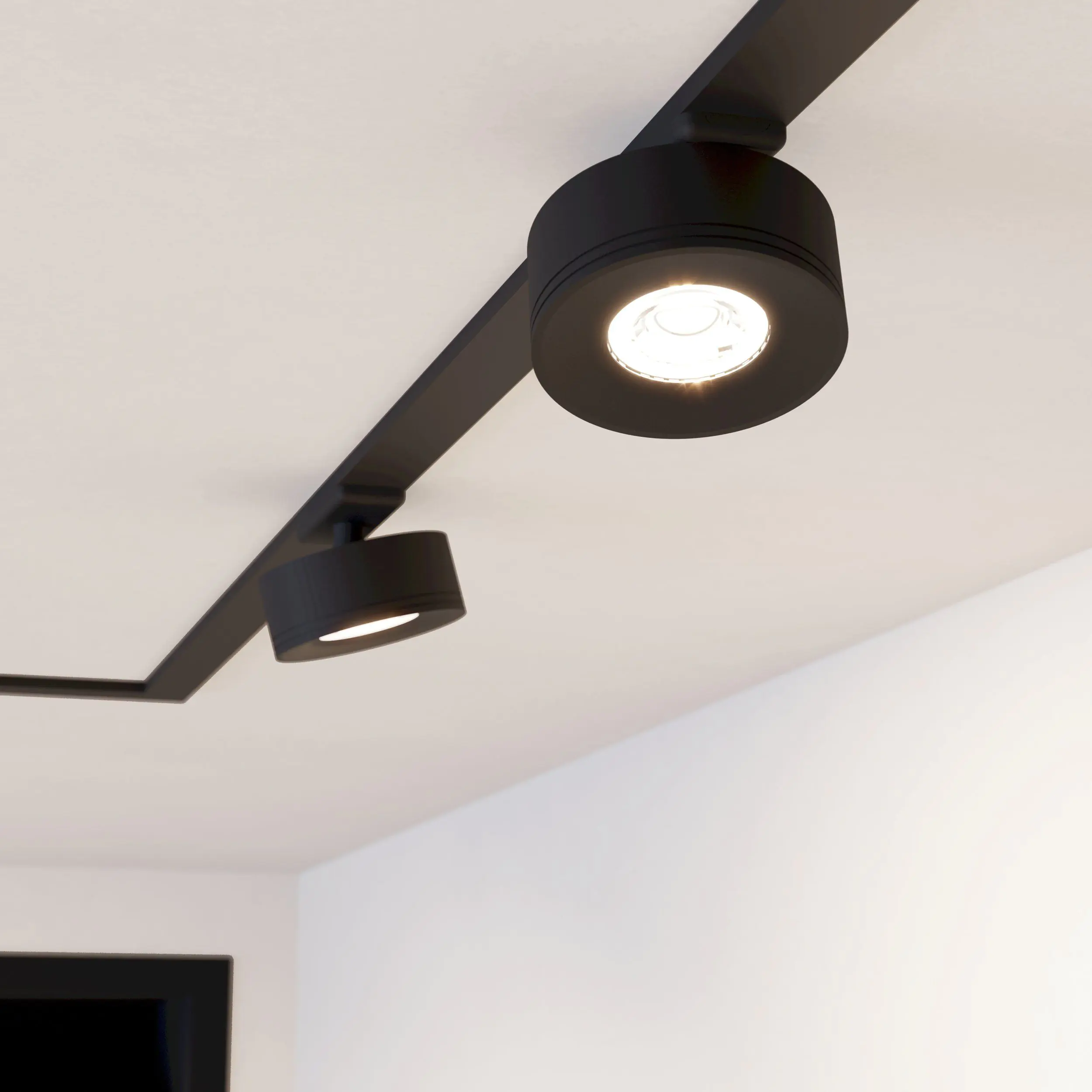 Eglo LED Spot Tplus Wide 6W, Kunststoff schwarz Eglo LED Spot Tplus Wide 6W, Kunststoff schwarz