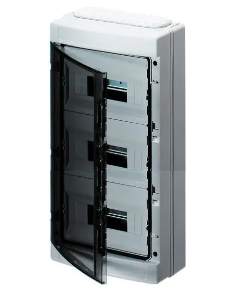 Gewiss Aufputz-Feuchtraum-Kleinverteiler 3-reihig