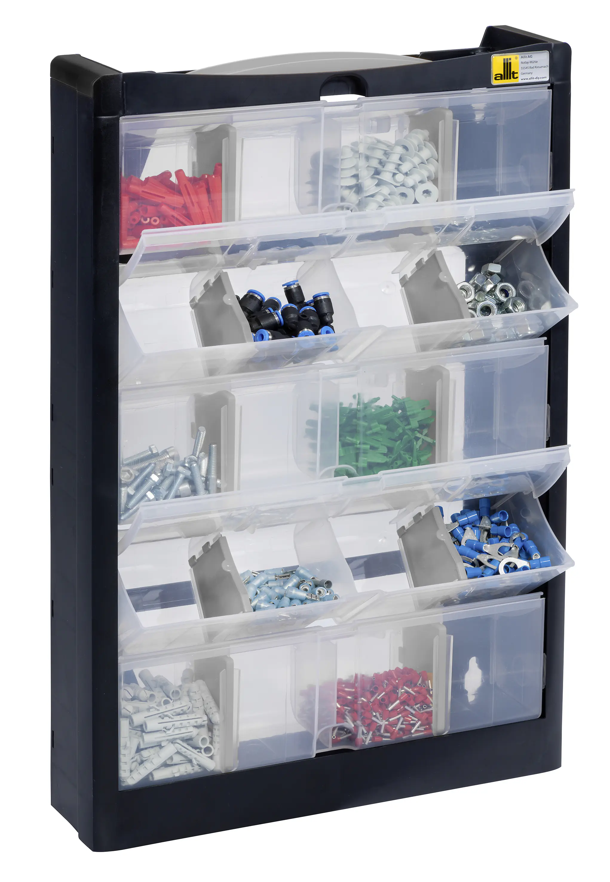 Allit Sortierkasten/Kleinteilemagazin DrawBox