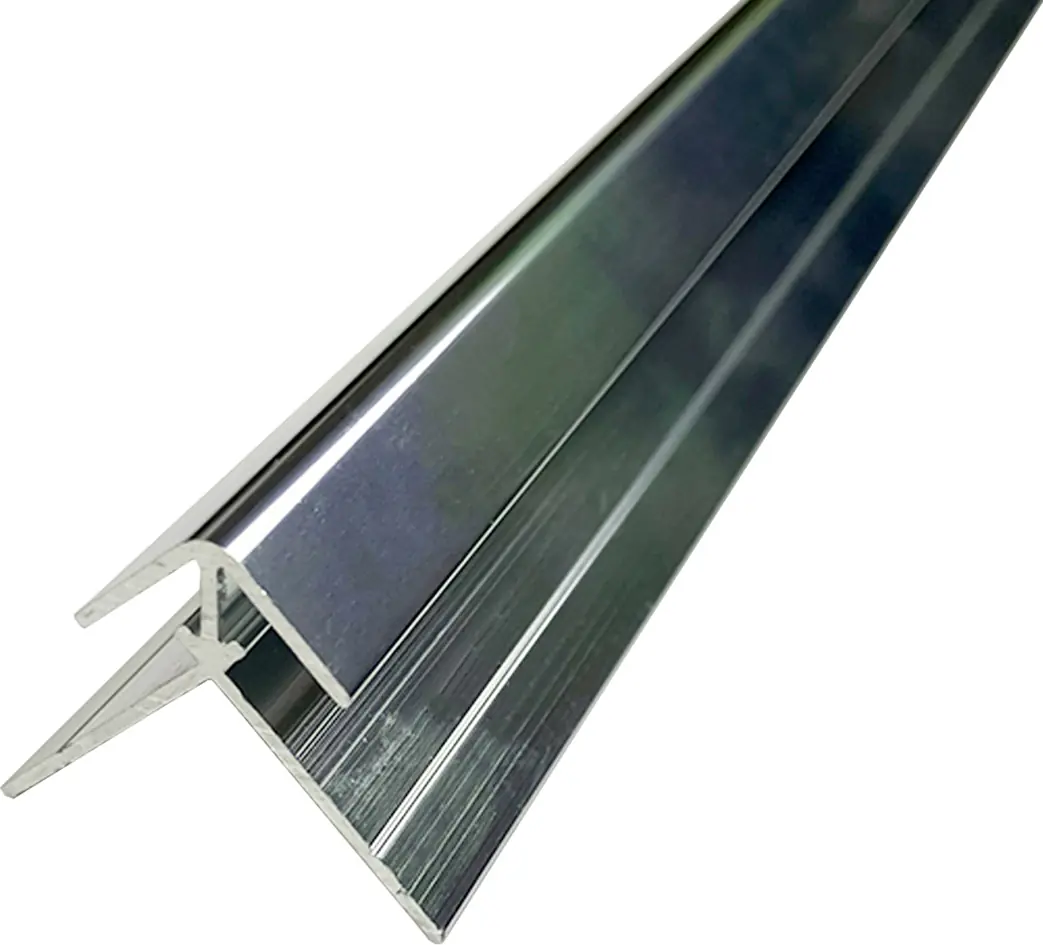 Wetwall Profil Außenecke 244 cm Alu poliert