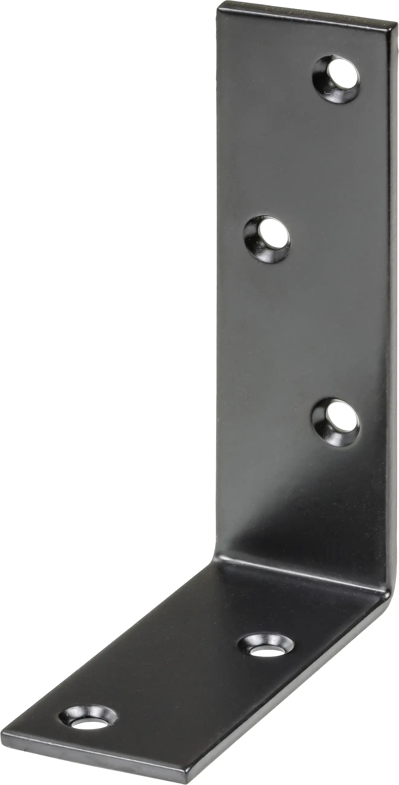 Vormann Balkenwinkel 100 x 75 x 30 mm Stahl schwarz stark