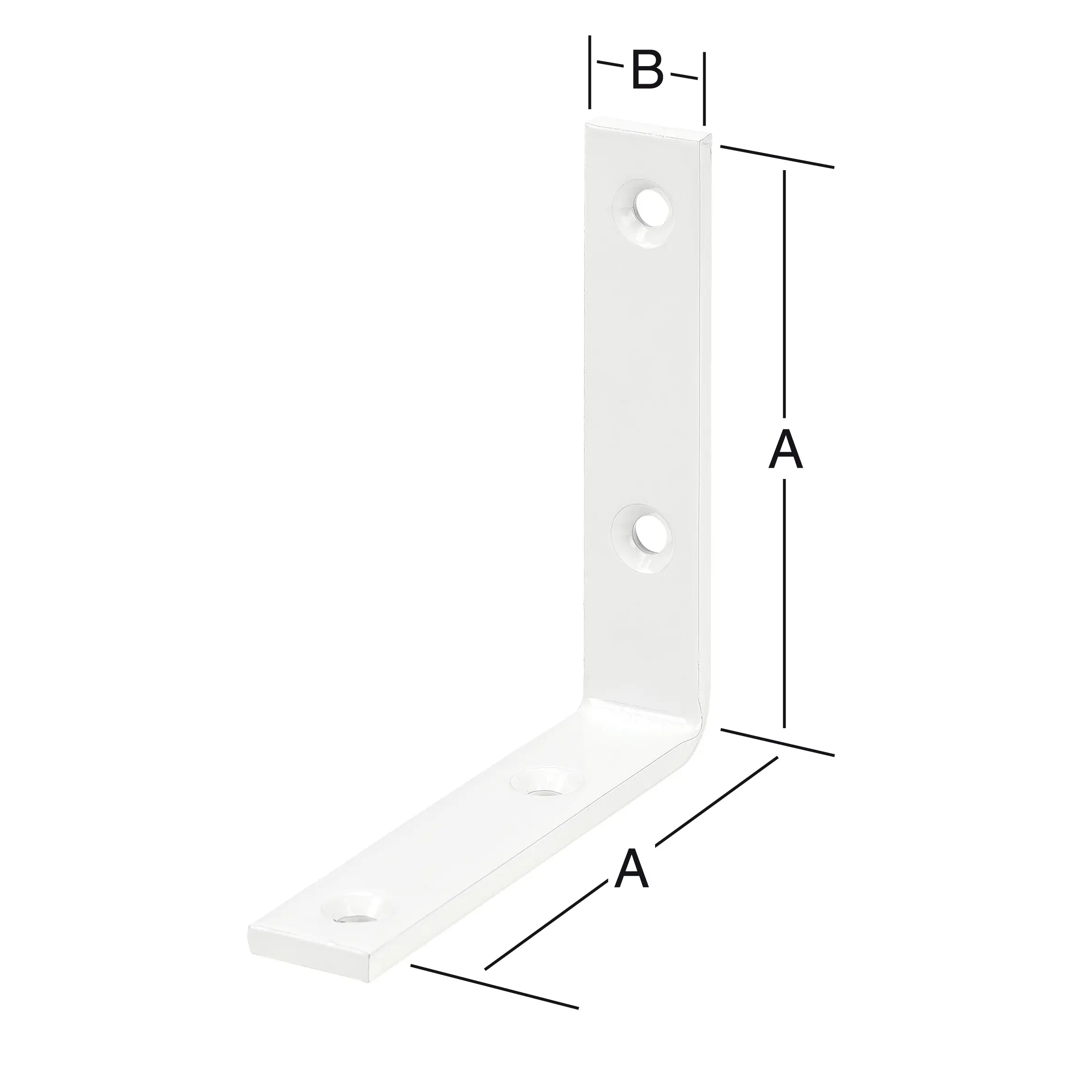 Vormann Starke Winkel weiß 100 x 20 mm