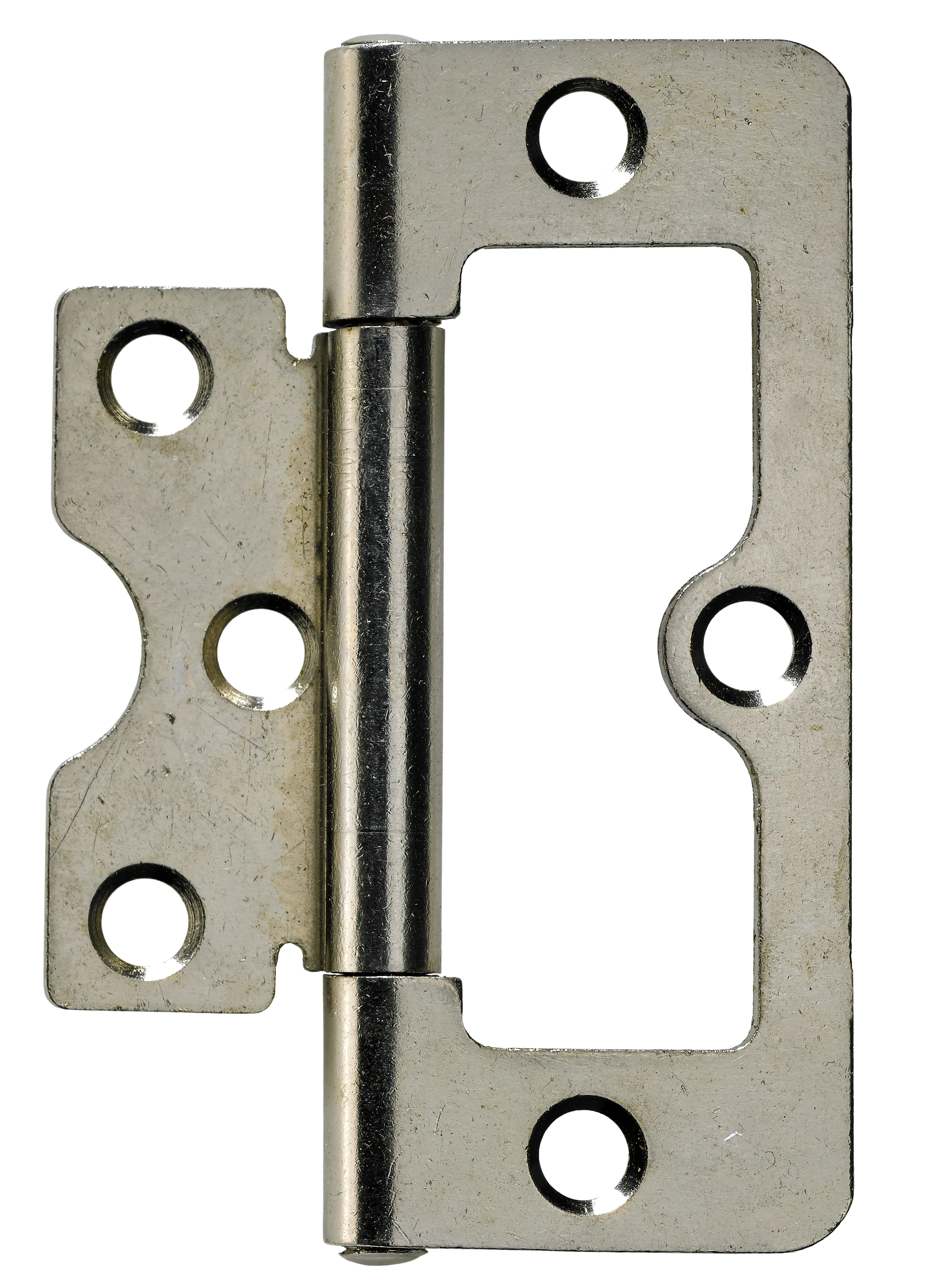 Hettich Lamellentürscharnier Stahl, vernickelt, 32 x 75 mm, 1 Stück
