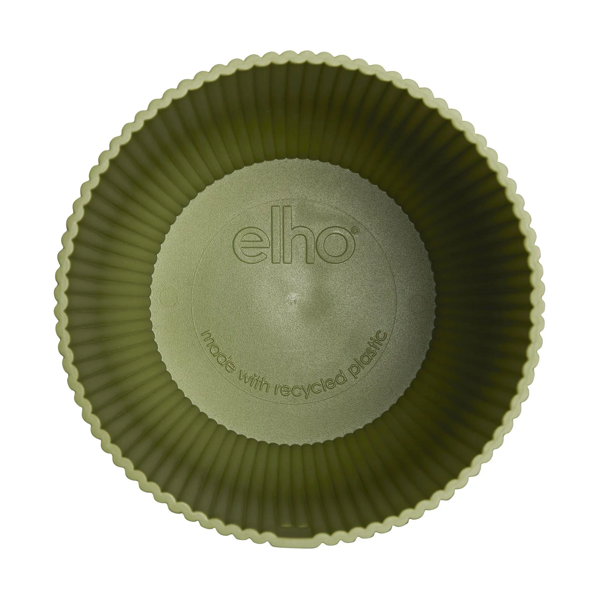 Elho Blumentopf Vibes Fold Kunststoff grün Ø 14 x 13 cm