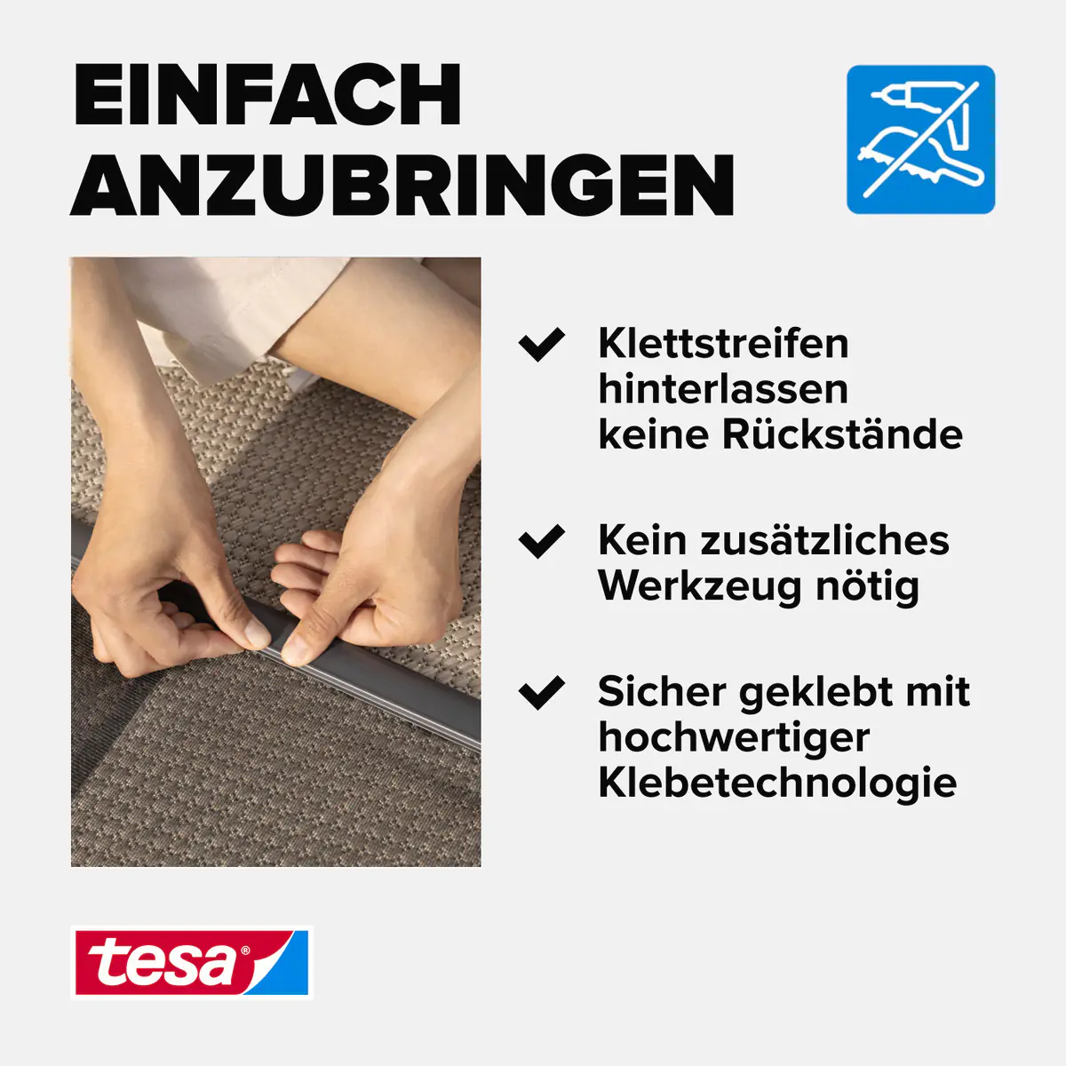 tesa Fliegenschutz-Lamellenvorhang STANDARD 120 x 250 cm - anthrazit