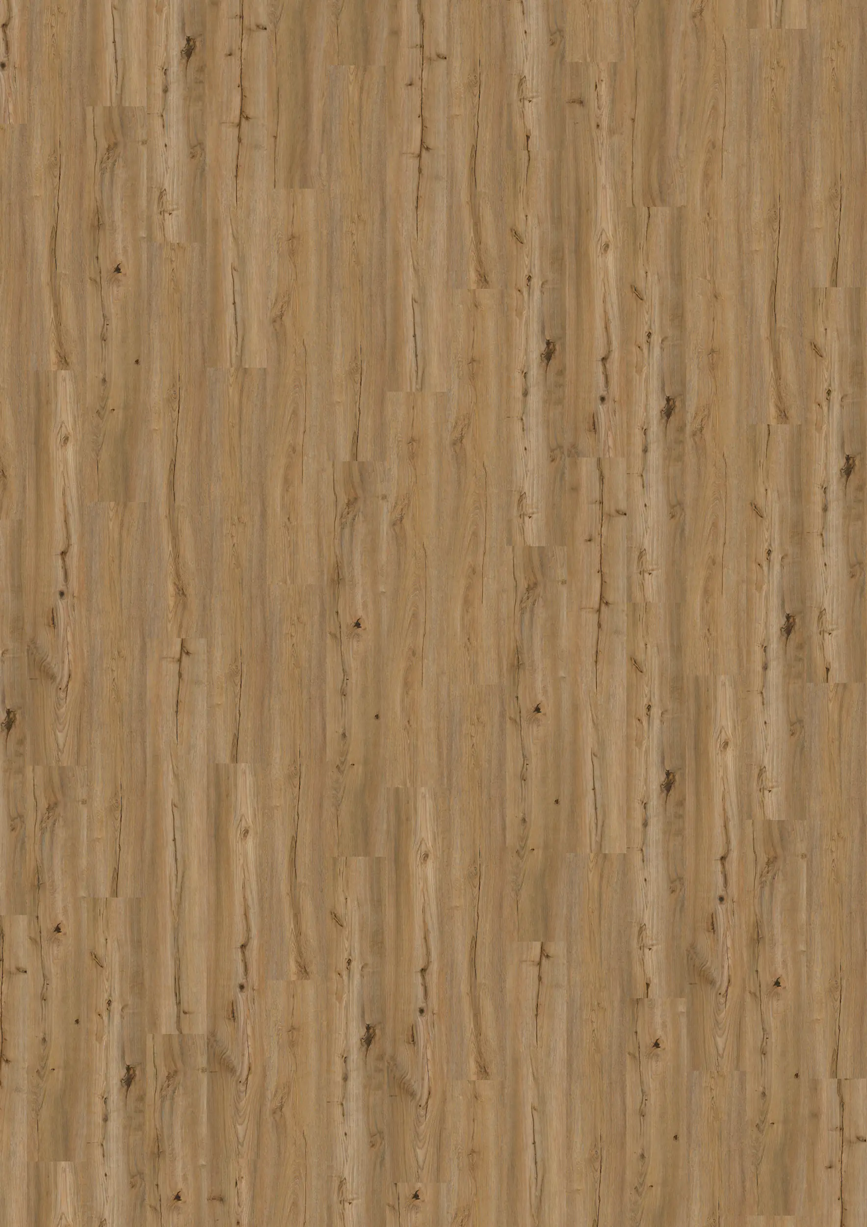 Decolife Vinyl-Fertigboden Golden Rustic Oak 122 x 18,5 cm 10,5 mm