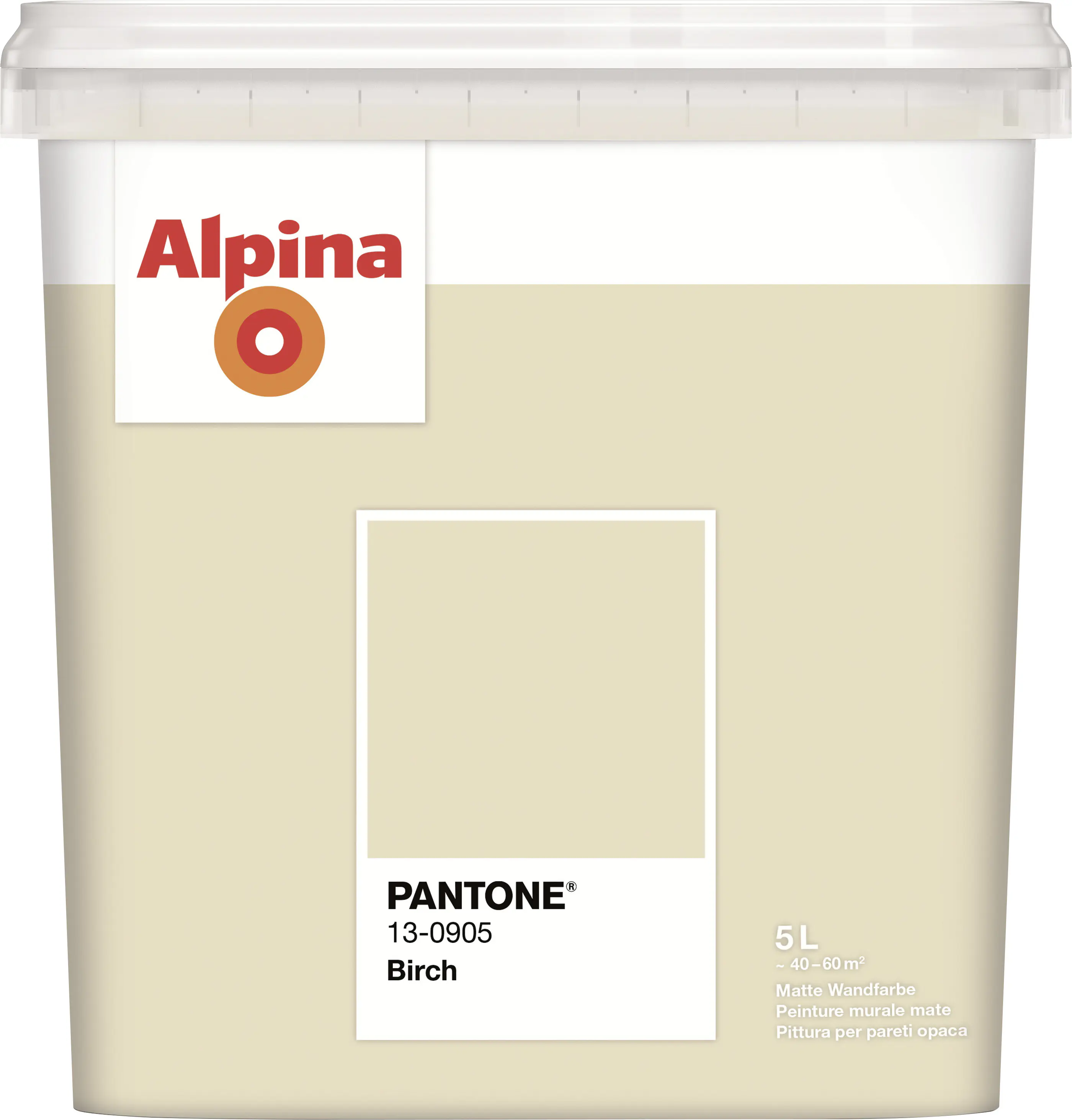 Alpina Wandfarbe Pantone matt birch 5 L