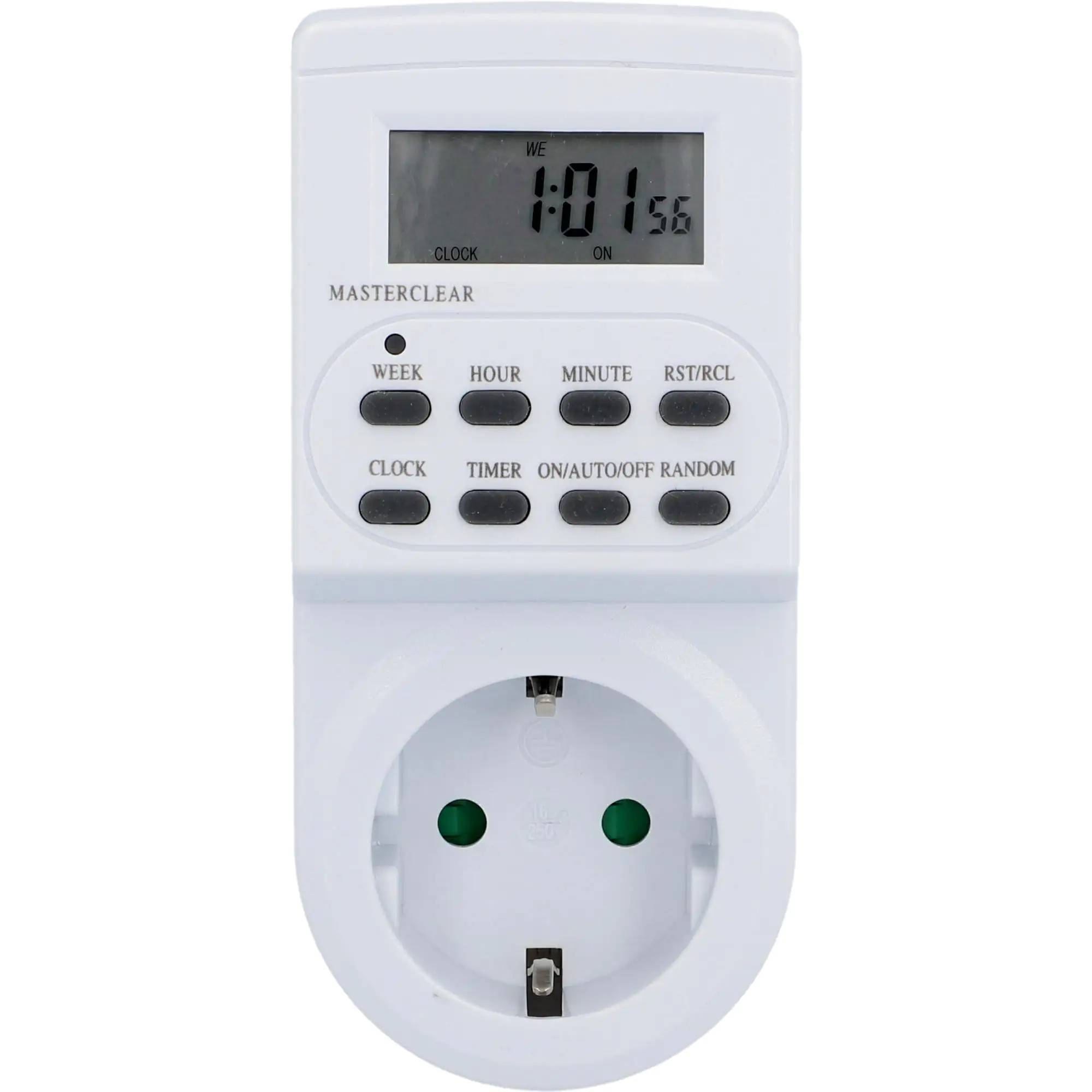 Wochenzeitschaltuhr 3.600 W digital, weiß Wochenzeitschaltuhr 3.600 W digital, weiß