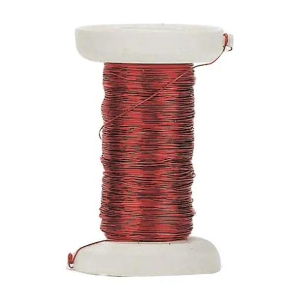 Glorex Lackdraht rot, 0,25 mm x 40 m