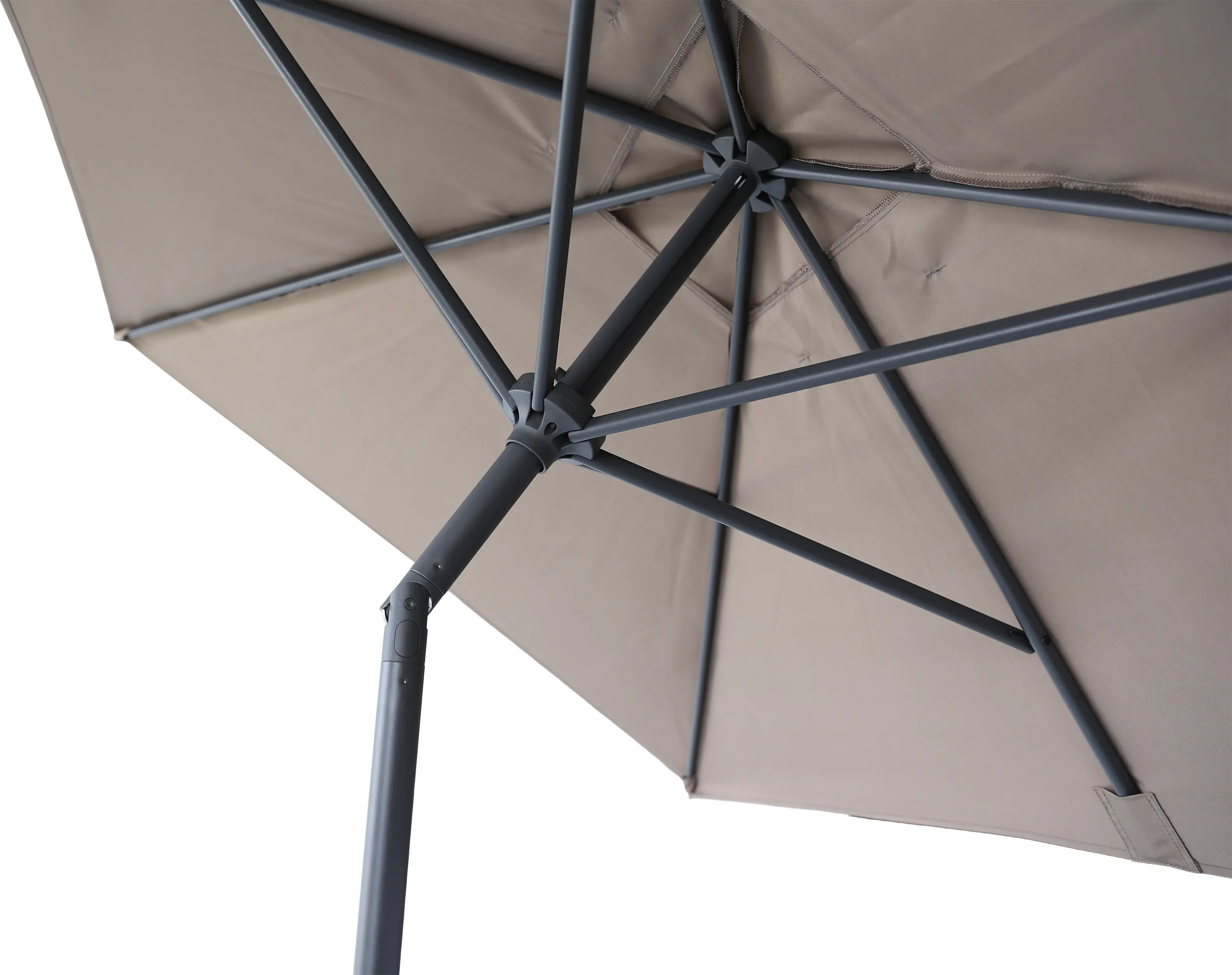 Primaster Sonnenschirm Florenz taupe 140 x 210 cm 