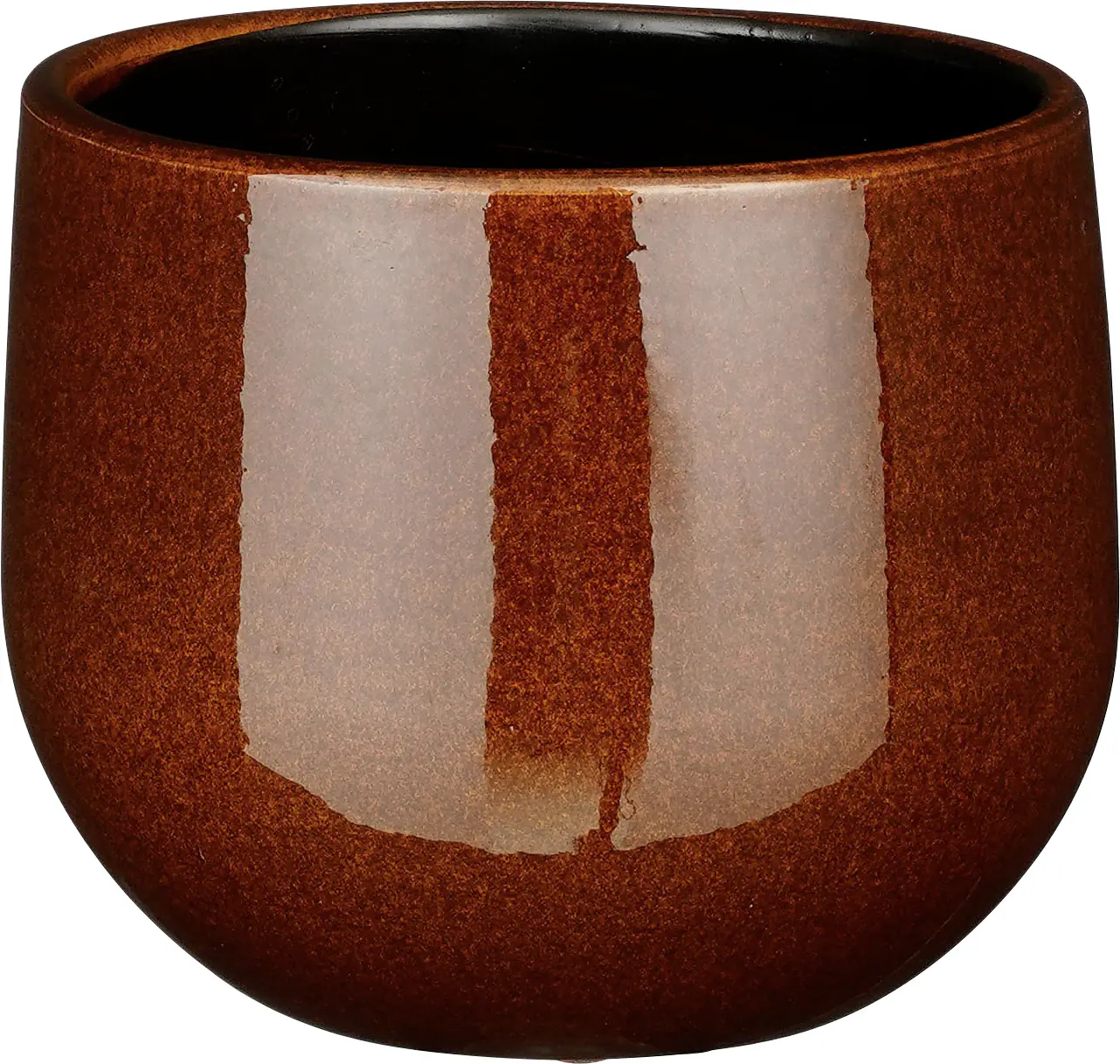 Mica Decorations Topf Pablo ceramic 14 x 16 cm braun