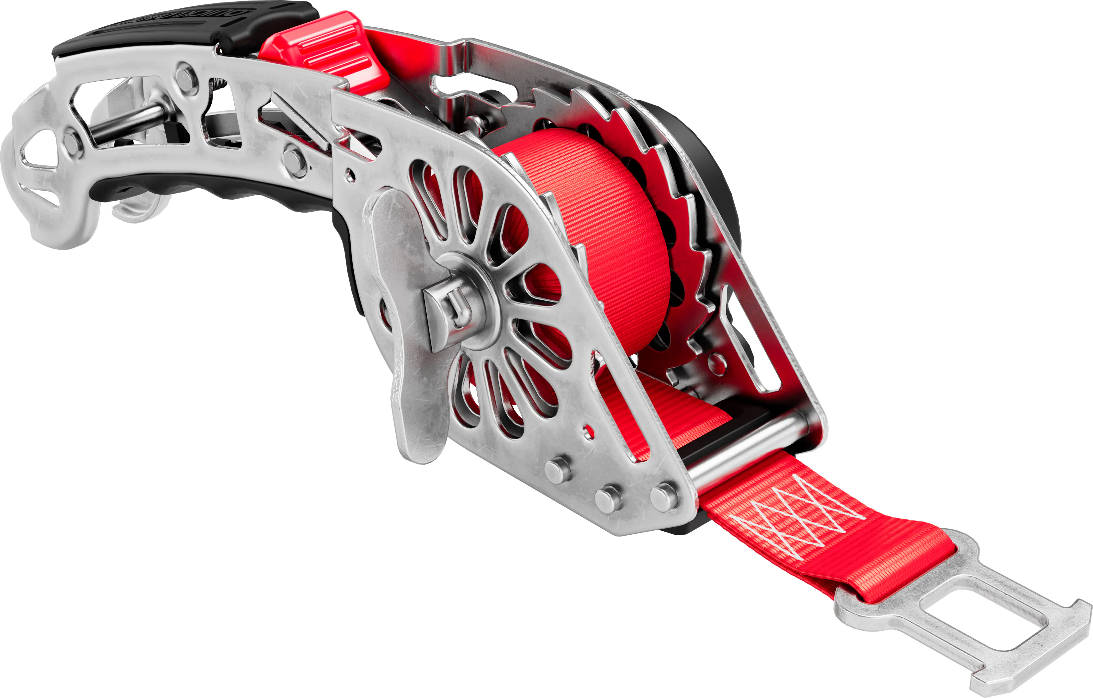 QUICKLOADER® Spanngurt Grip 25 mm x 2,5 m 1 Stück rot