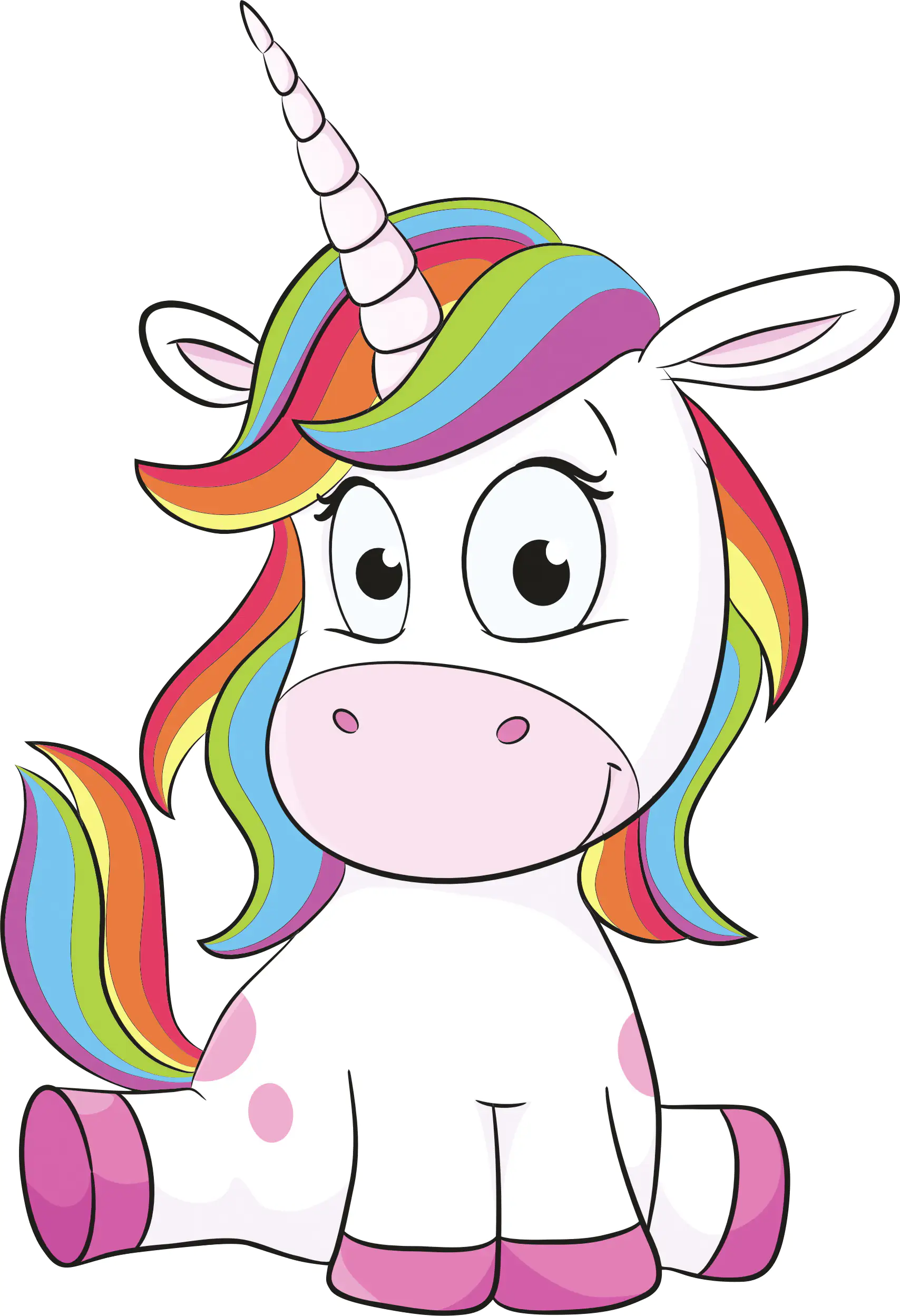 Hermann Schütz Aufkleber klein Einhorn 40x50mm Hermann Schütz Aufkleber klein Einhorn 40x50mm