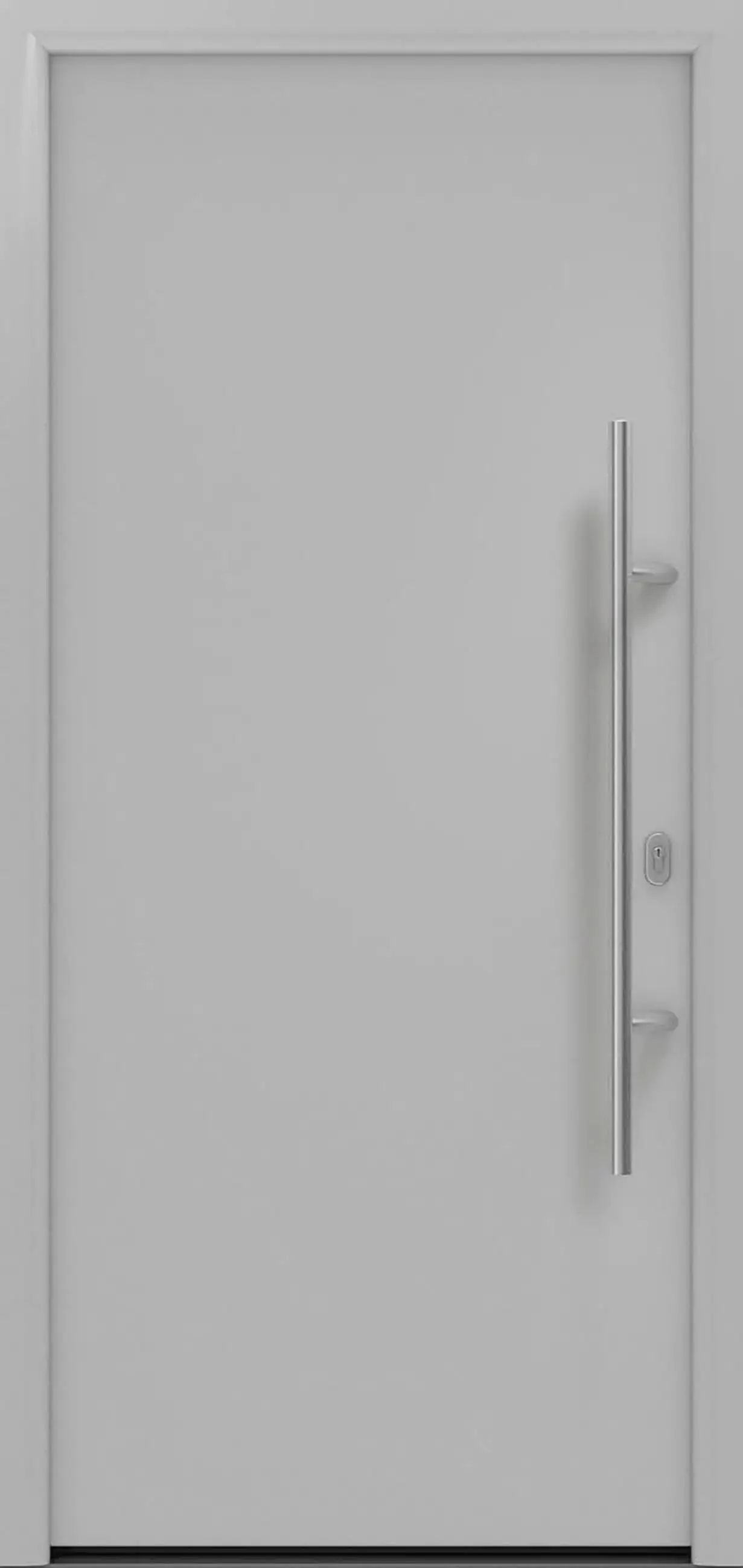 EcoStar Haustür ISOPRO IP 010 weißaluminium 110 x 210 cm EcoStar Haustür ISOPRO IP 010 weißaluminium 110 x 210 cm
