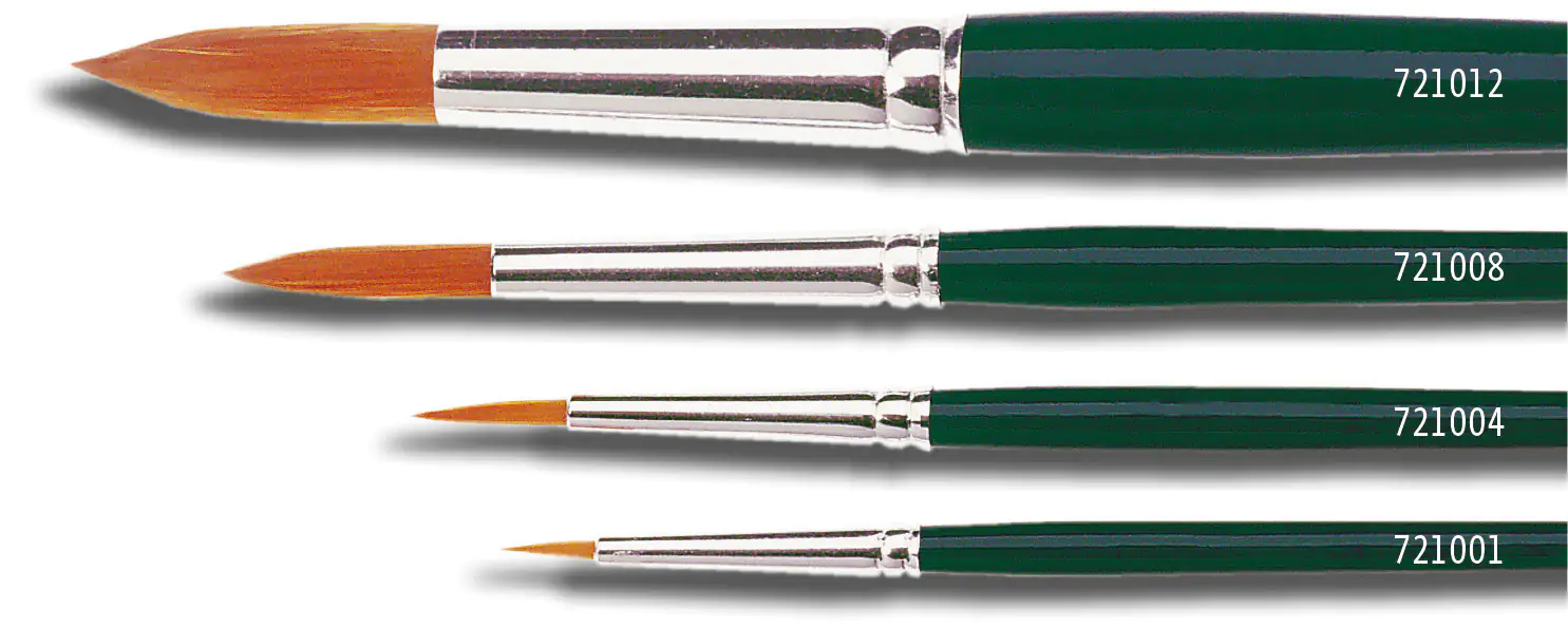 Kreul Pinsel Basic feines Nylon rund spitz Gr. 00