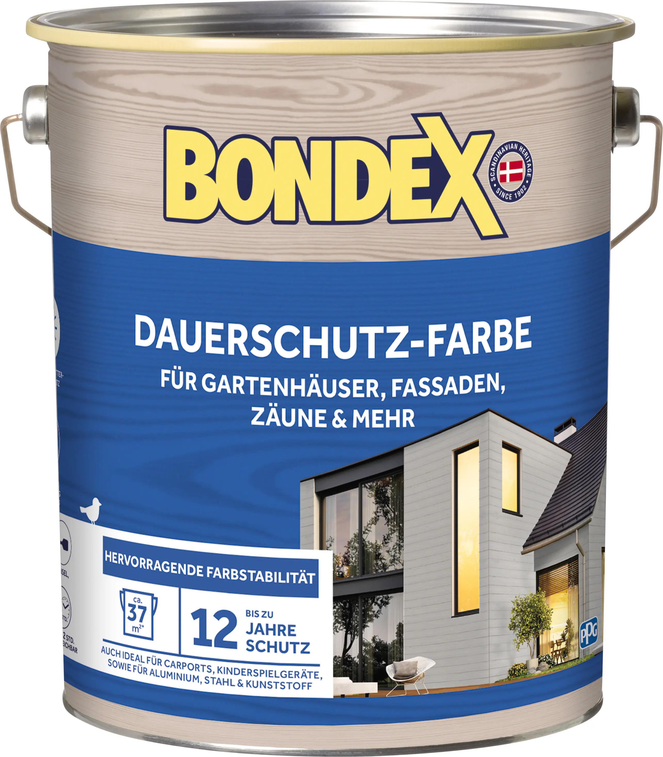 Bondex Dauerschutz-Holzfarbe 750 ml lagunenblau