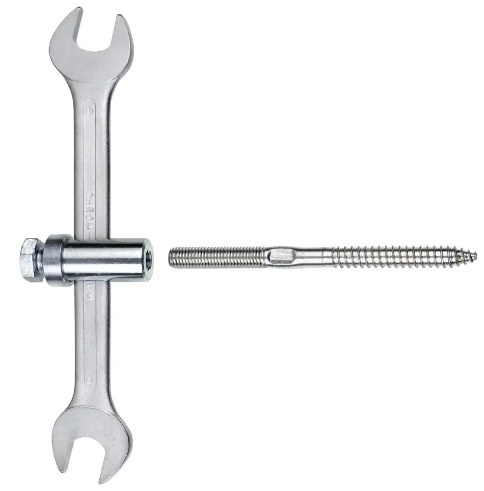 Sanitär-Gabelschlüssel 17 und 19 mm Aufnahme / verstellbar