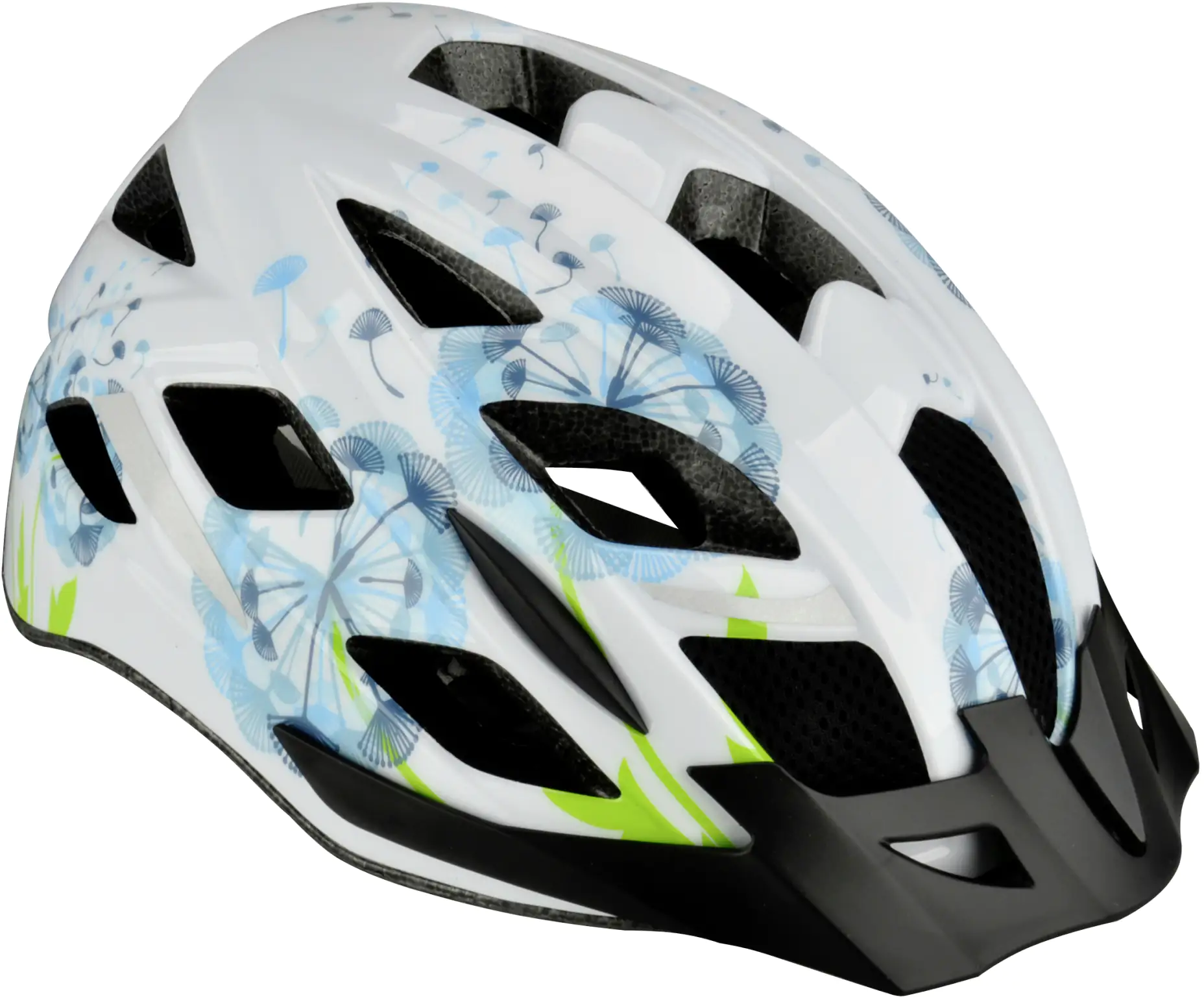 Fischer Fahrradhelm Urban Flower S/M weiß