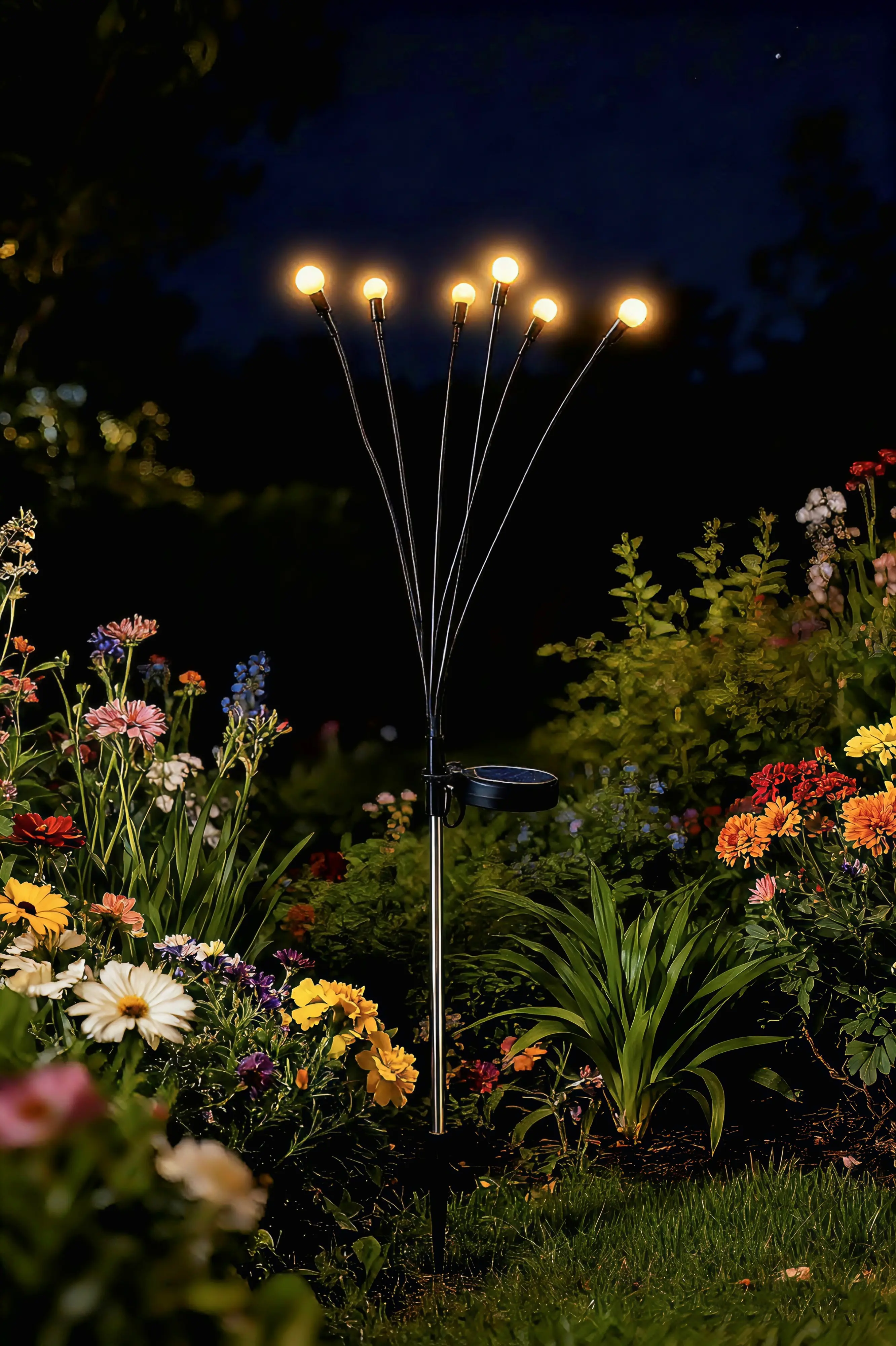 Dapo LED Solarstecker Glühwürmchen warmweiß