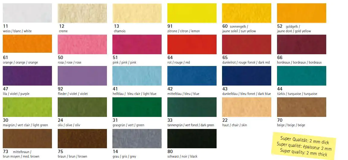 Glorex Bastelfilz tannengrün 20 x 30 cm , 1 Bogen