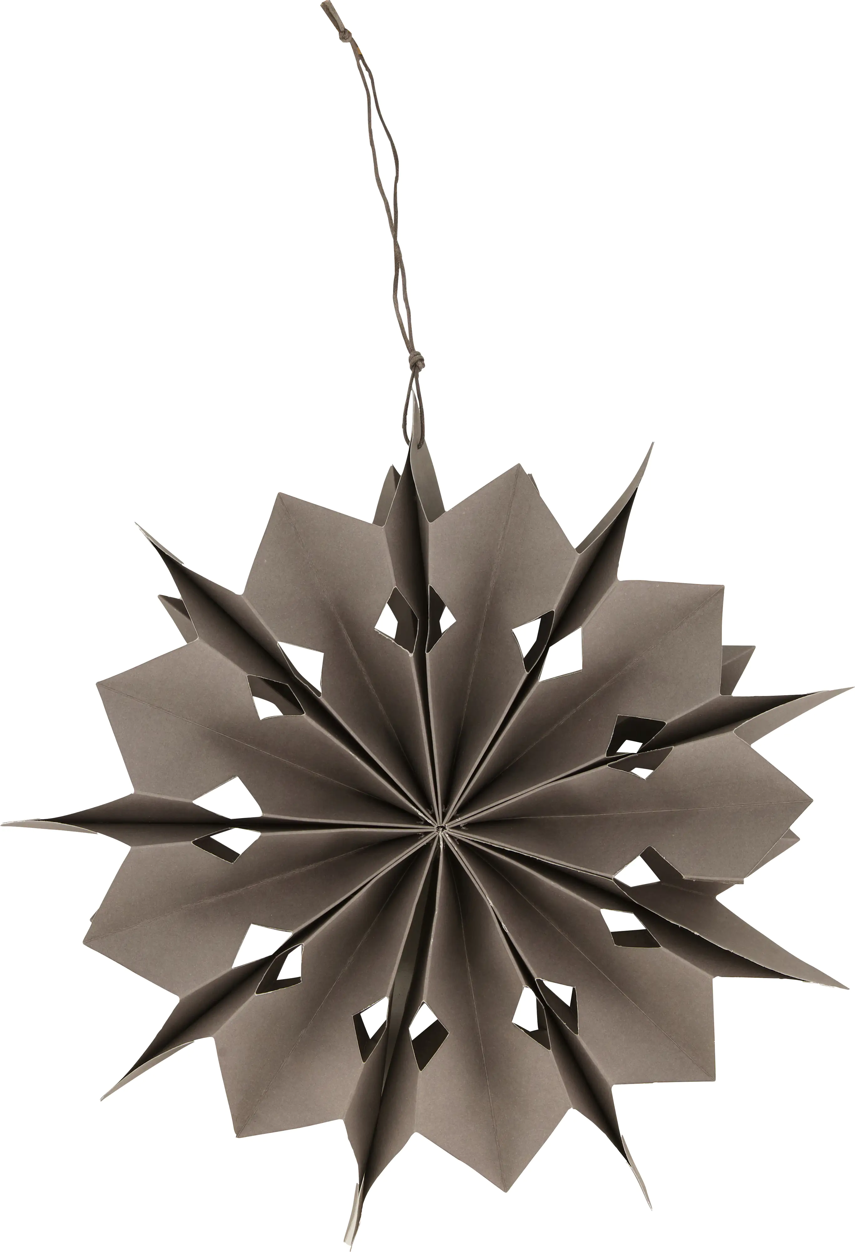 Dijk Aufhänger Schneeflocke grau Ø 29,5 x 6,5 cm Dijk Aufhänger Schneeflocke grau Ø 29,5 x 6,5 cm